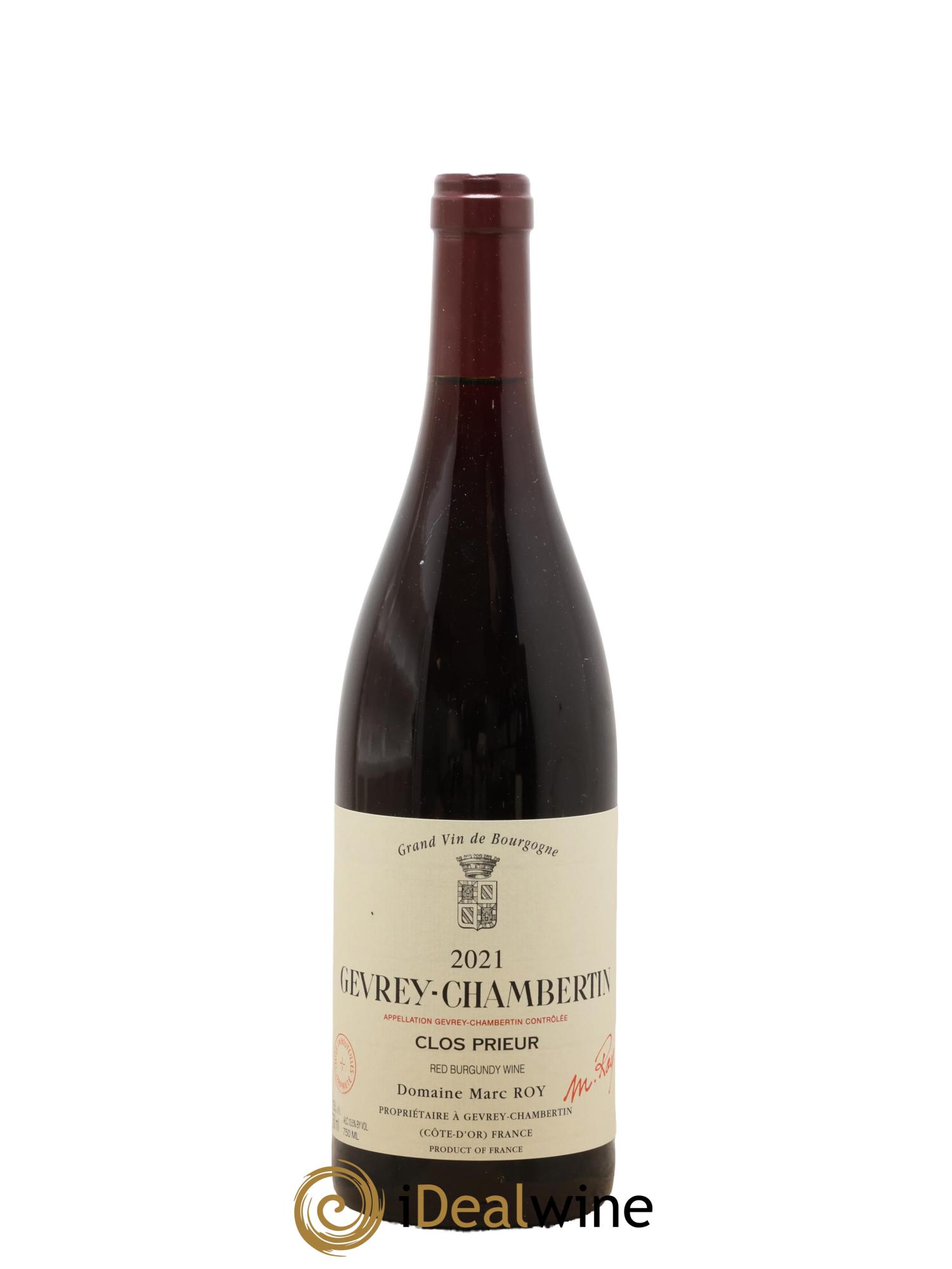 Gevrey-Chambertin Clos Prieur Marc Roy 2021 - Lot de 1 bouteille - 0
