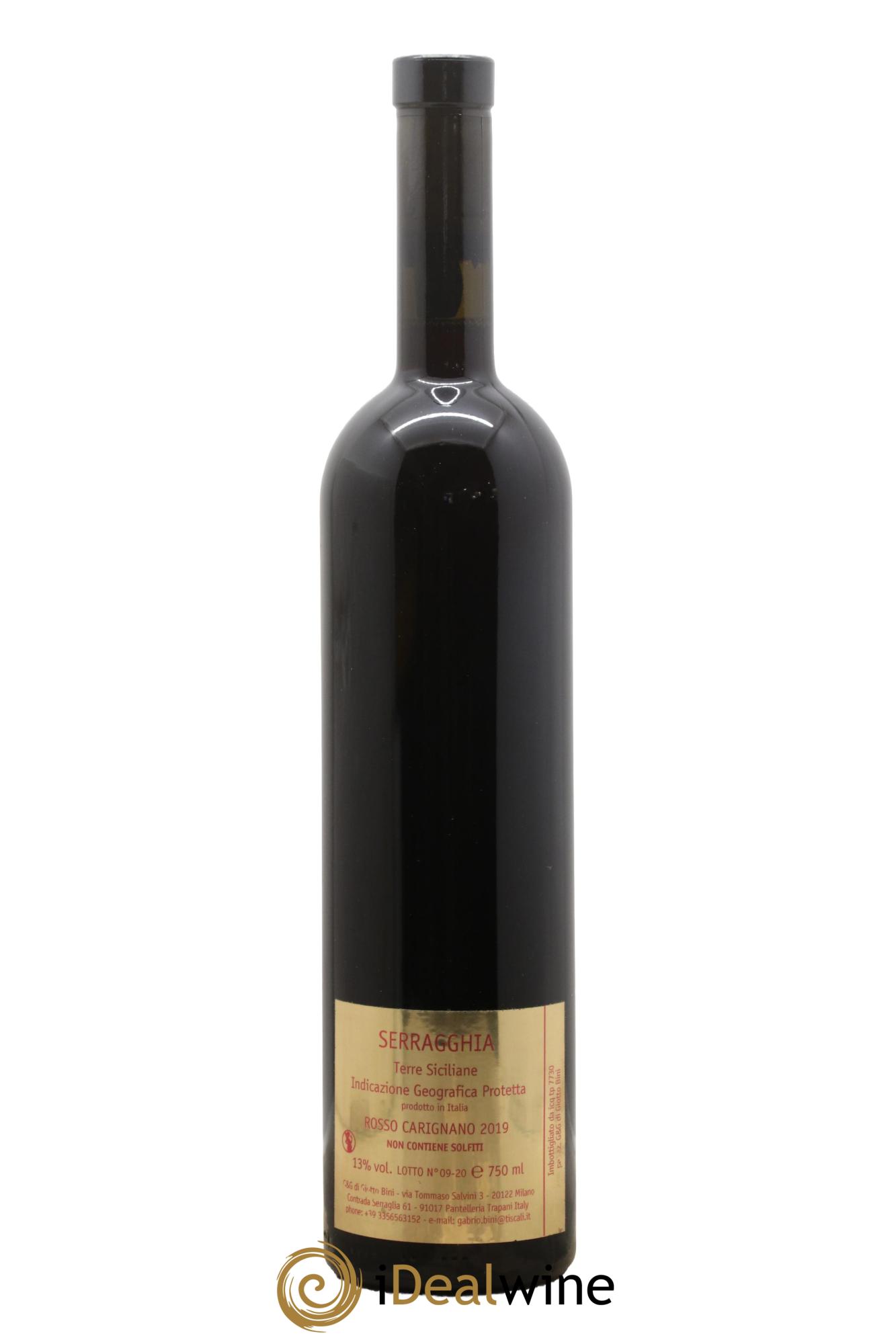 Terre Siciliane Azienda Serragghia Riserva Giotto Azienda Serragghia 2019 - Lotto di 1 bottiglia - 1