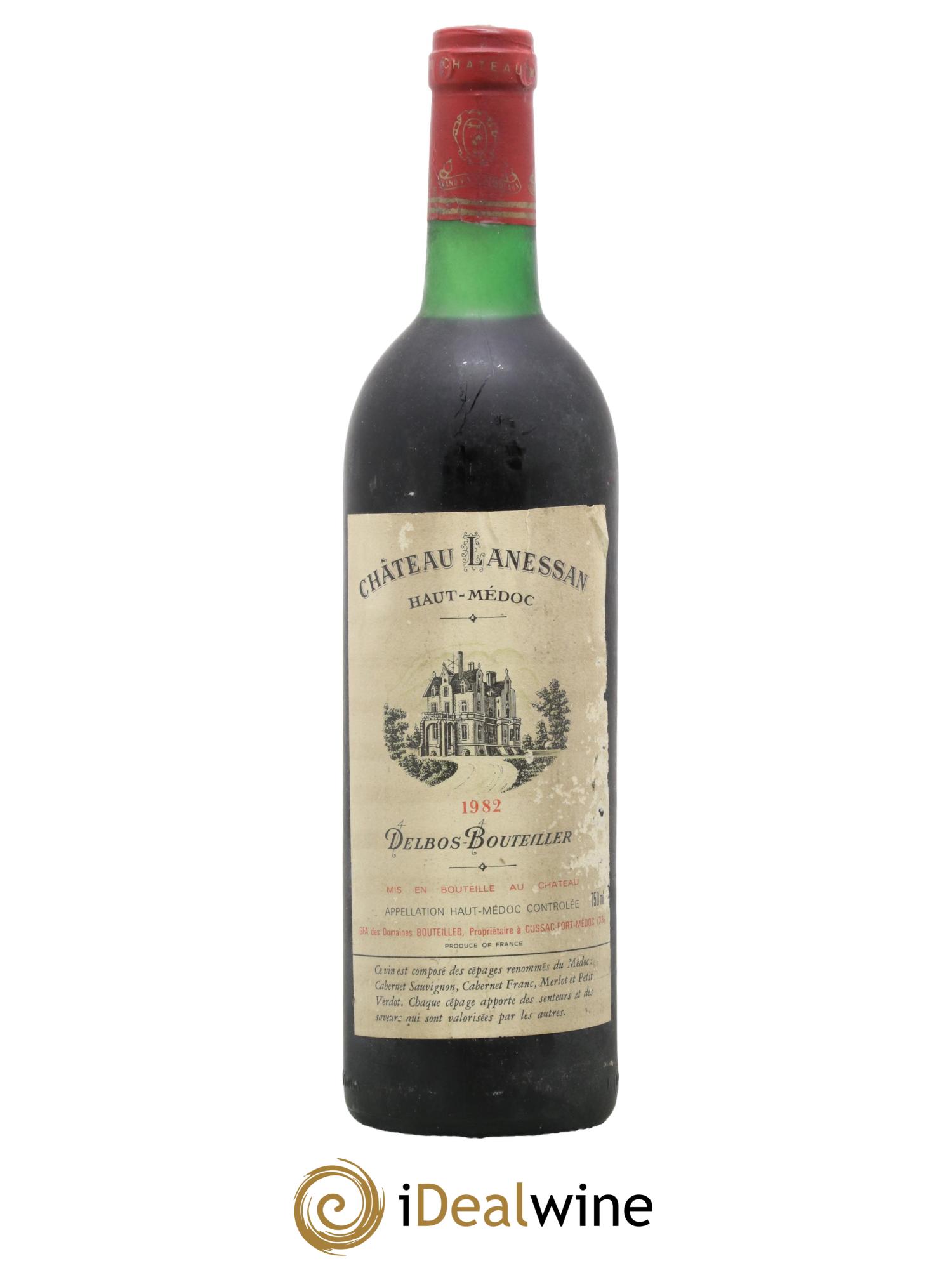 Château Lanessan Cru Bourgeois 1982 - Lot de 1 bouteille - 0