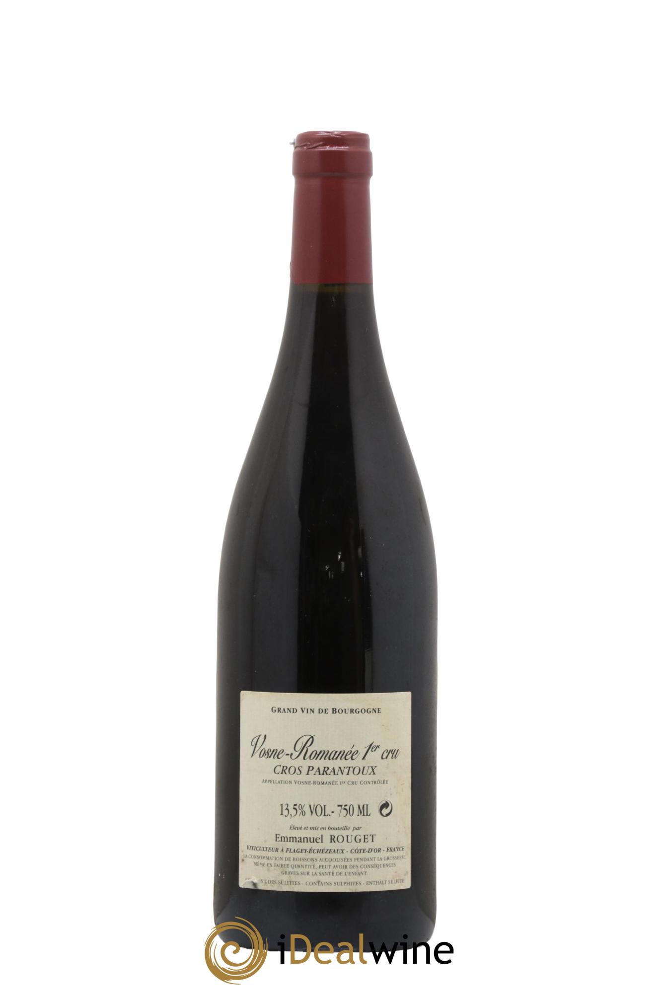 Vosne-Romanée 1er Cru Cros Parantoux Emmanuel Rouget 2009 - Lot of 1 bottle - 1