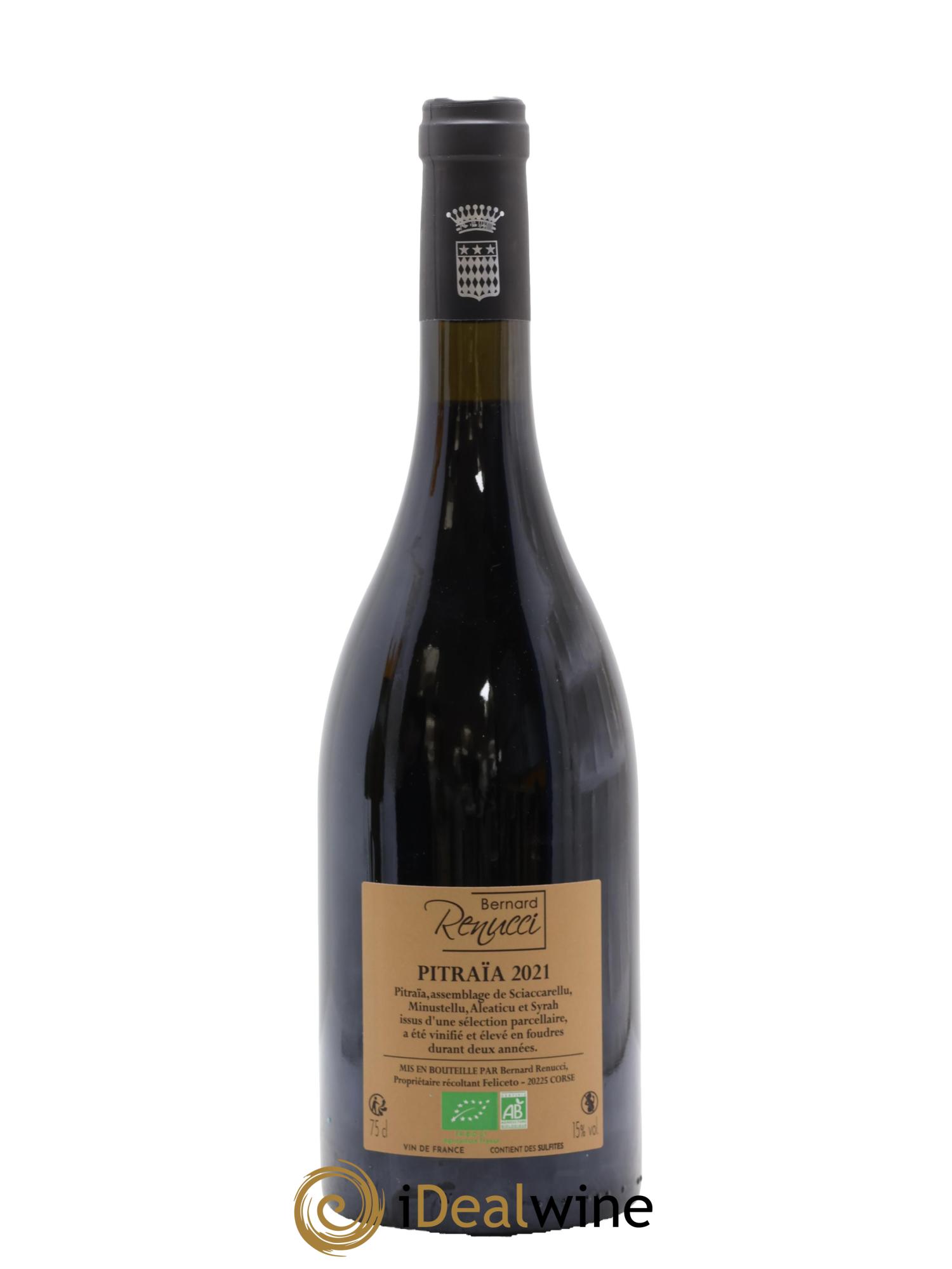 Vin de Corse Pitraia Bernard Renucci 2021 - Lotto di 1 bottiglia - 1