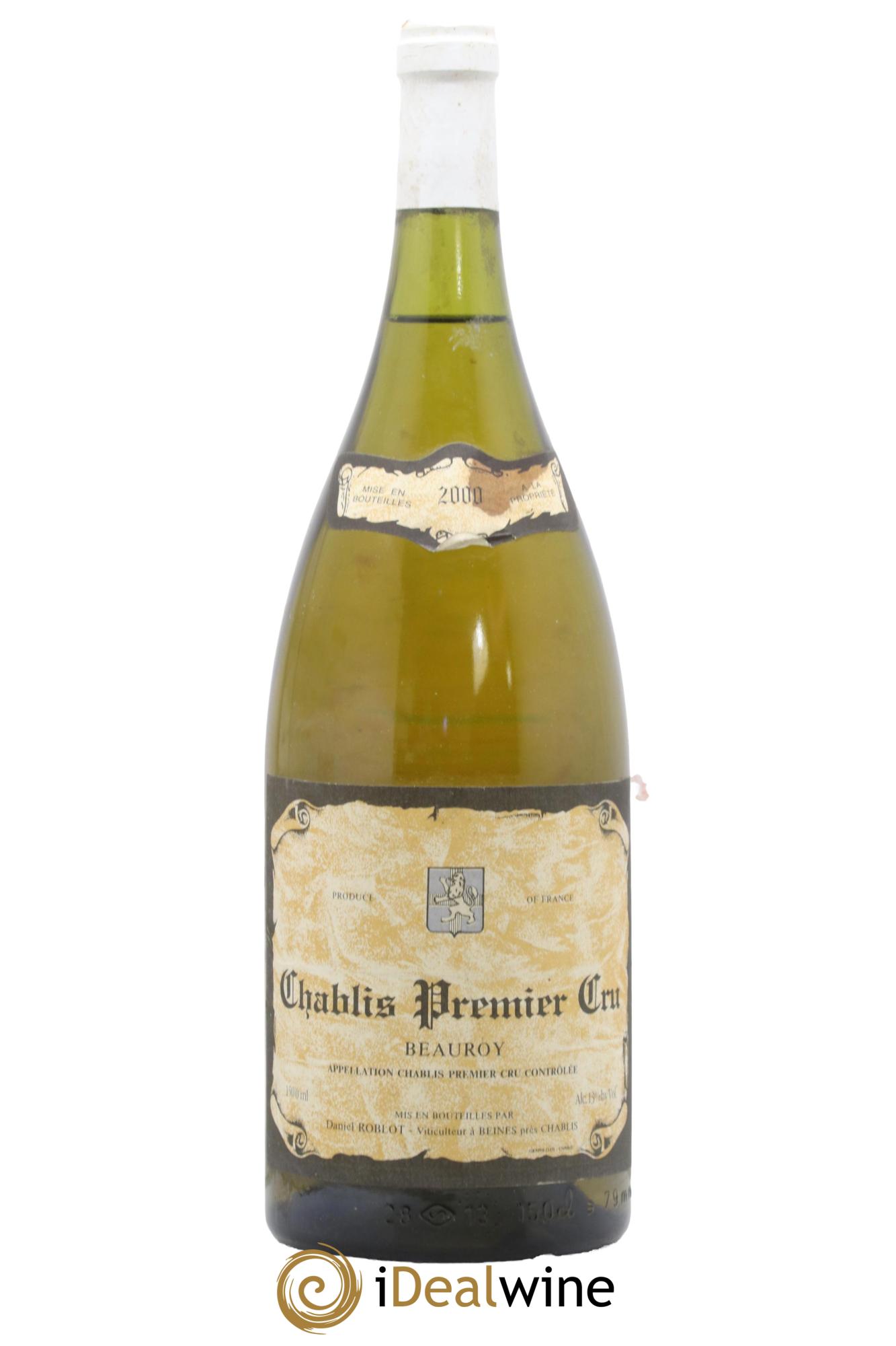 Chablis 1er Cru Beauroy Daniel Roblot 2000 - Posten von 1 Magnum - 0