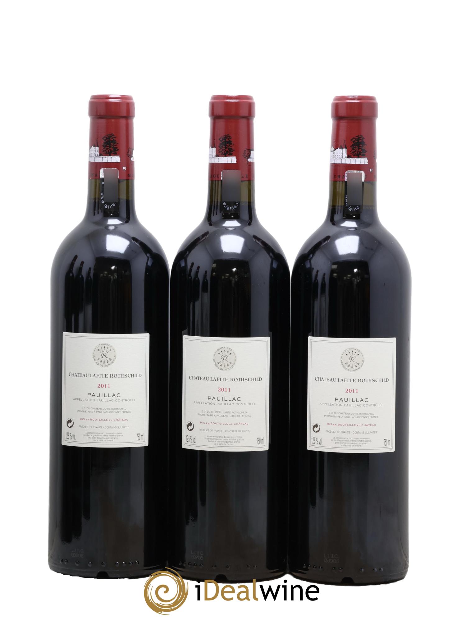 Château Lafite Rothschild 1er Grand Cru Classé 2011 - Lot de 6 bouteilles - 2