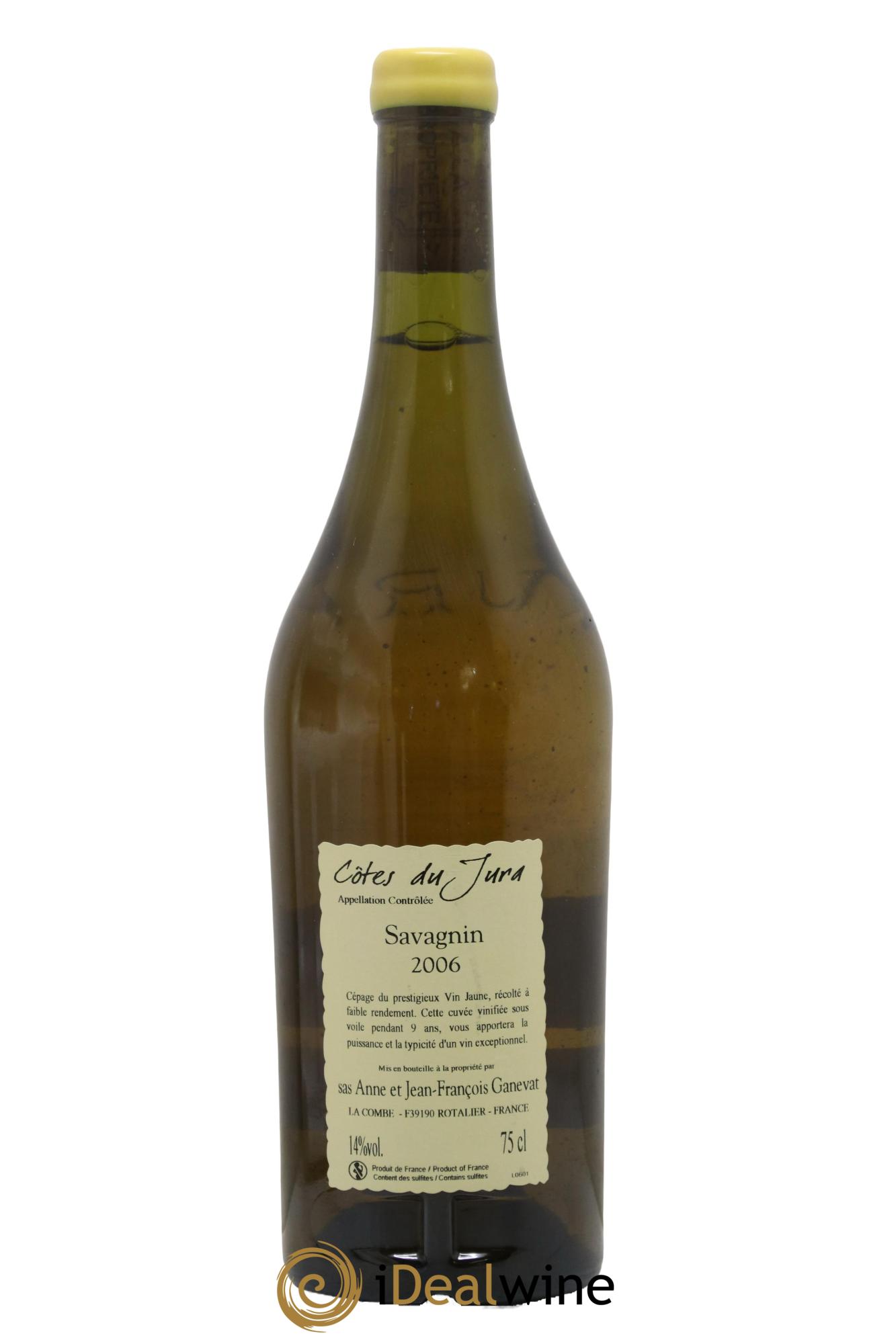 Côtes du Jura Cuvée Prestige Jean-François Ganevat (Domaine) 2006 - Lot de 1 bouteille - 1