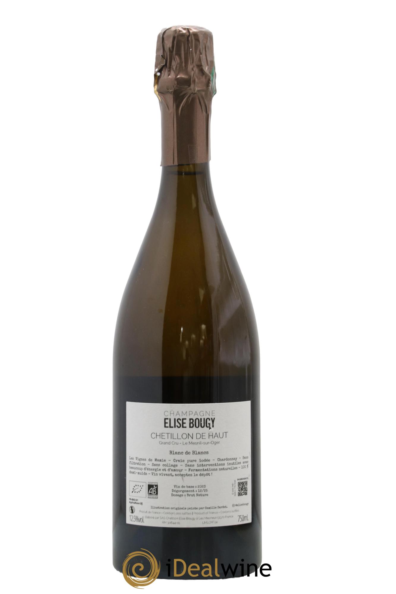 Chétillon de Haut Le Mesnil sur Oger Elise Bougy - Lot de 1 bouteille - 1