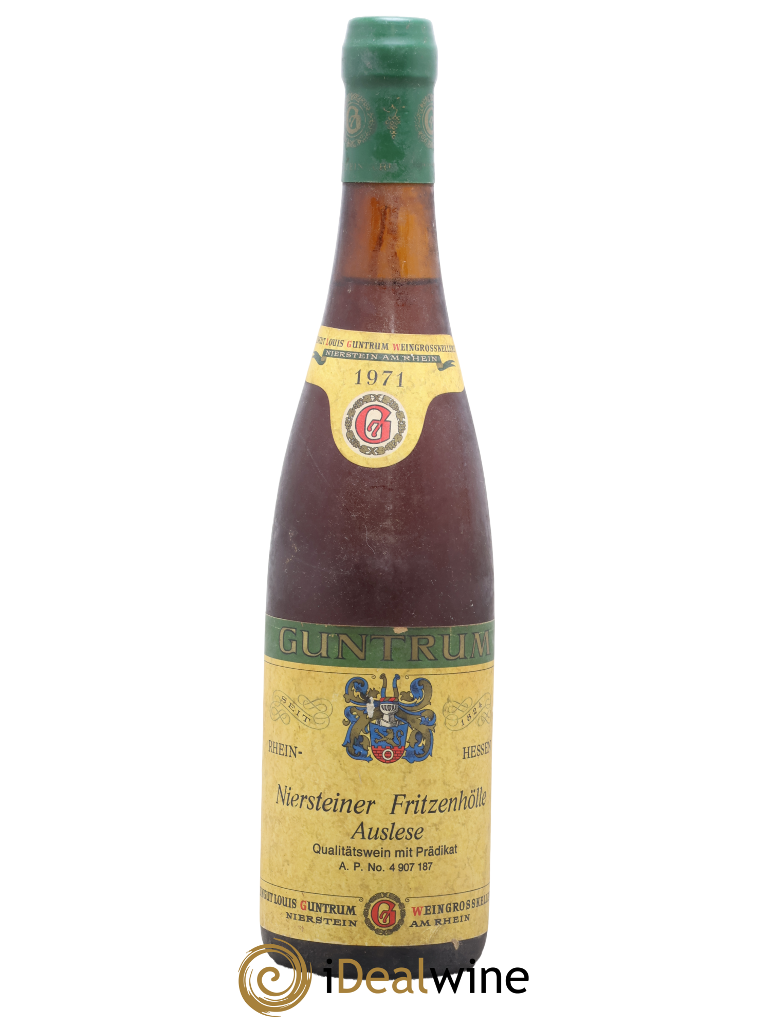 Allemagne Rheinhessen Niersteiner Auslese Weingut Louis Guntrum 1971 - Lotto di 1 bottiglia - 0