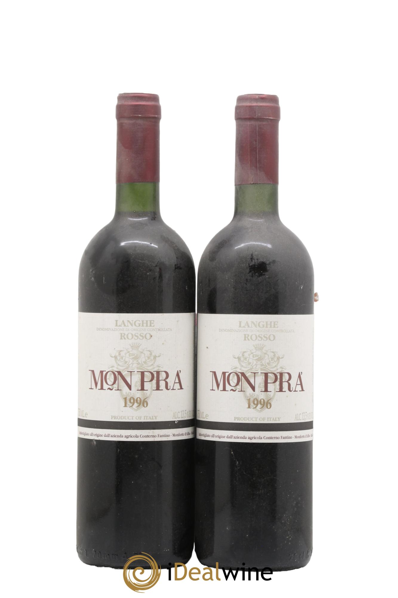 Langhe DOC Monprà Conterno Fantino 1996 - Lot of 2 bottles - 0