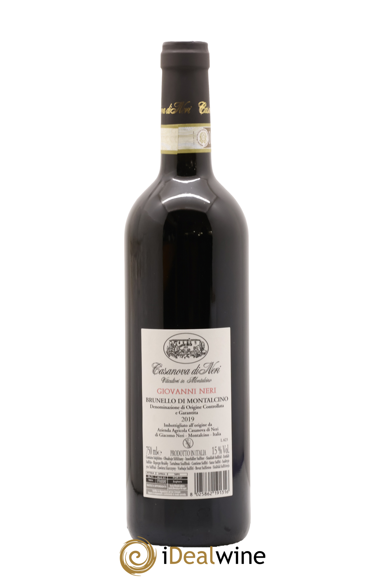 Brunello di Montalcino DOCG Casanova di Neri - Giacomo Neri 2019 - Lot de 1 bouteille - 1