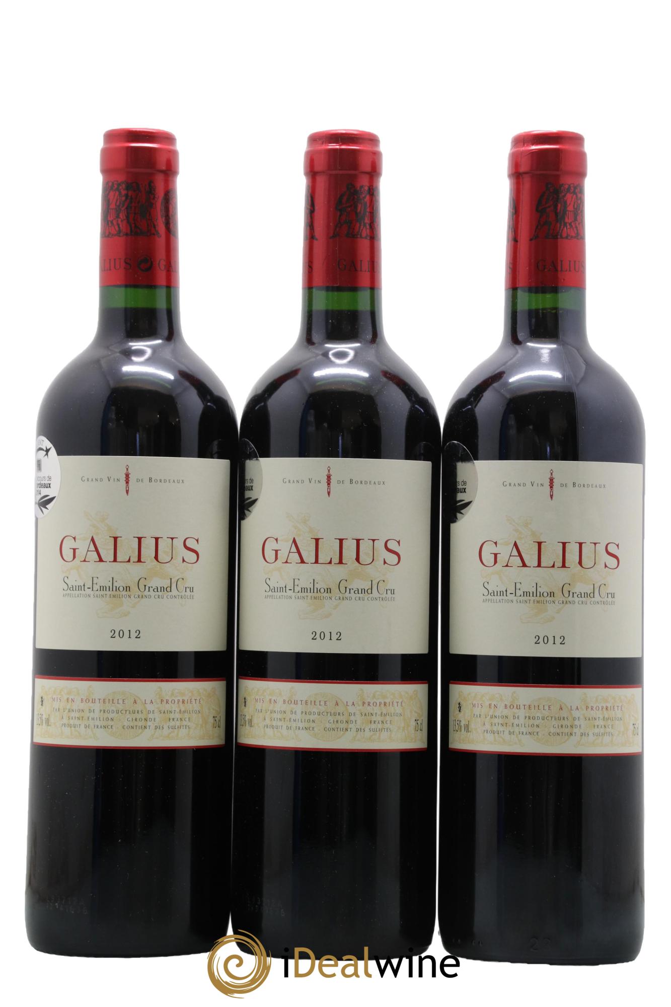 Château Galius 2012 - Posten von 3 Flaschen - 0