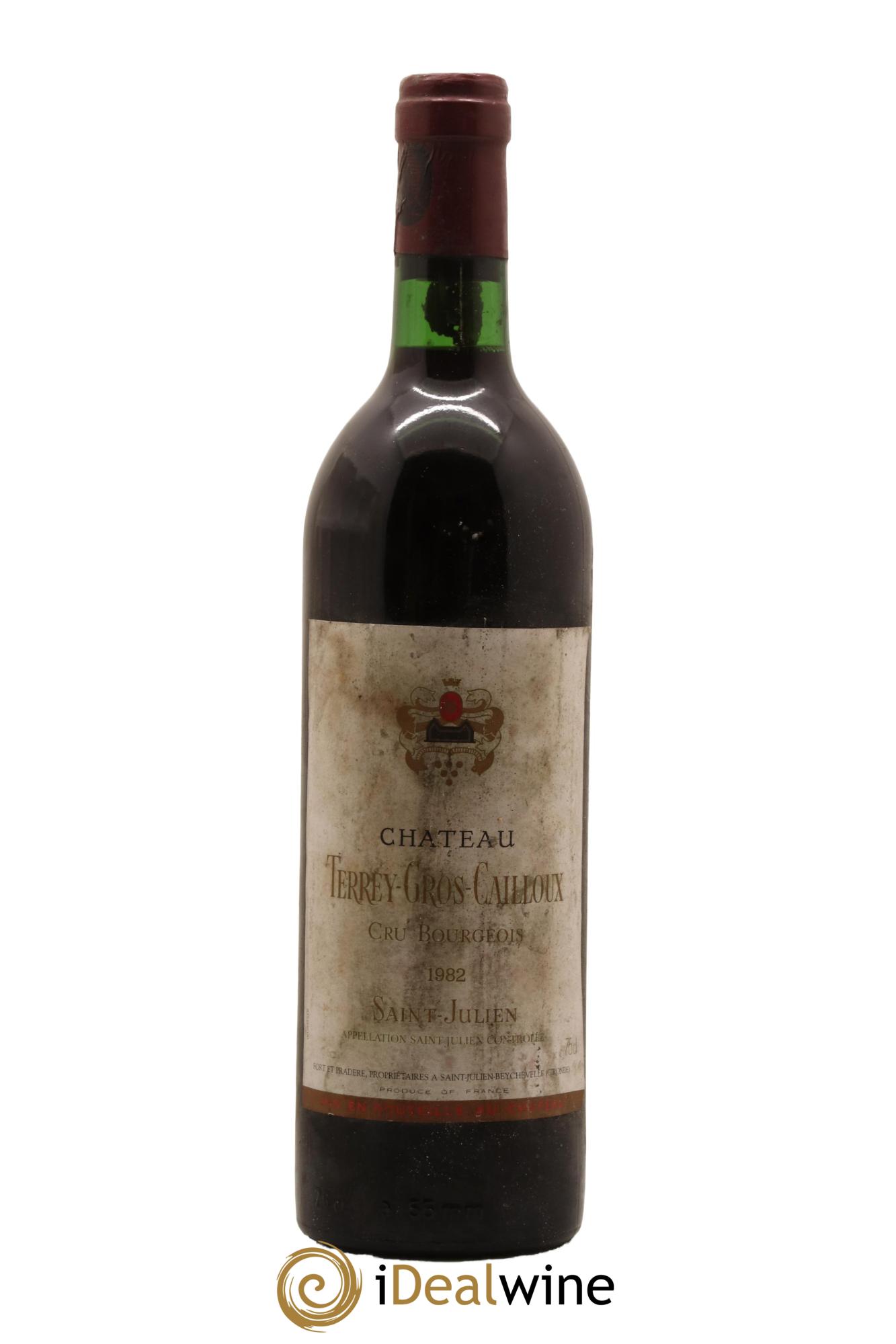 Château Terrey Gros Cailloux Cru Bourgeois 1982 - Lot de 1 bouteille - 0