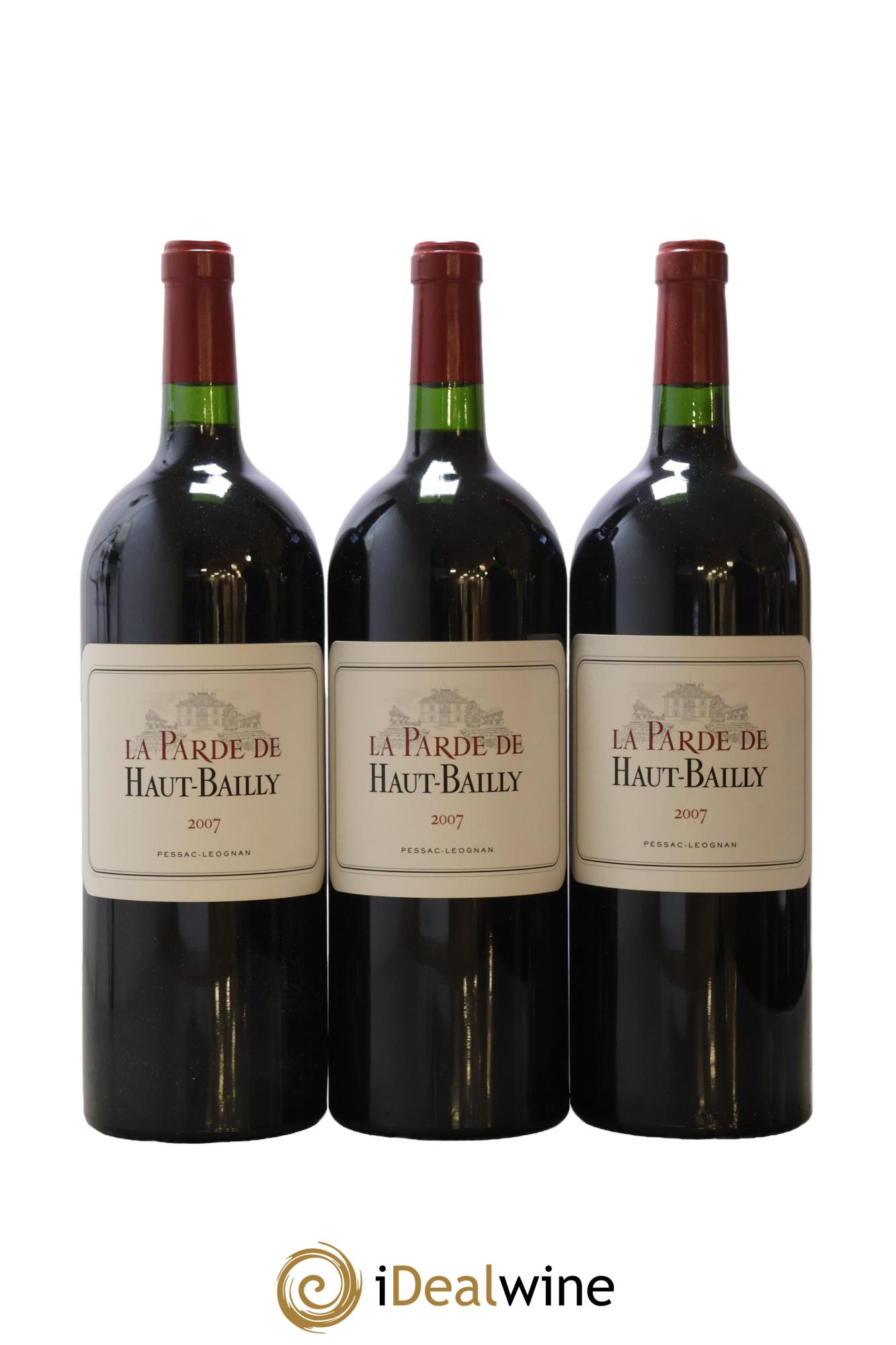 Haut Bailly II (Anciennement La Parde de Haut-Bailly) Second Vin 2007 - Lot de 6 magnums - 3