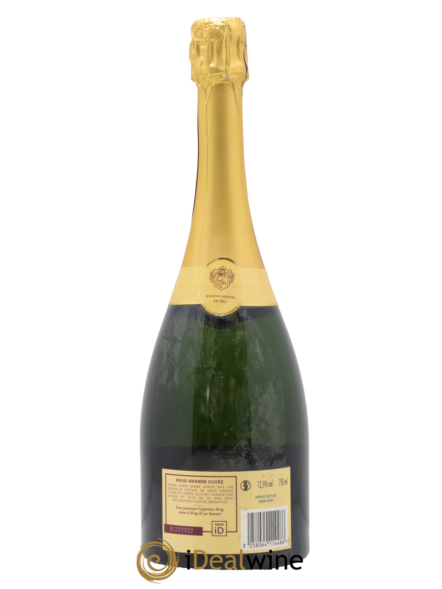 Grande Cuvée Brut - 171ème édition Krug - Lot de 1 bouteille - 1