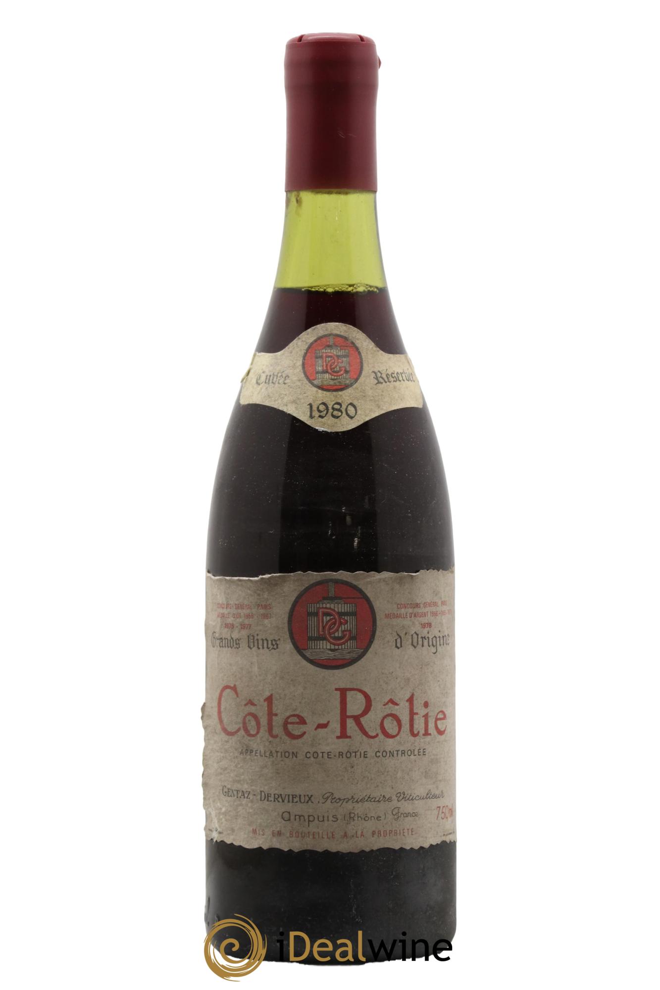 Côte-Rôtie Marius Gentaz-Dervieux 1980 - Lot de 1 bouteille - 0