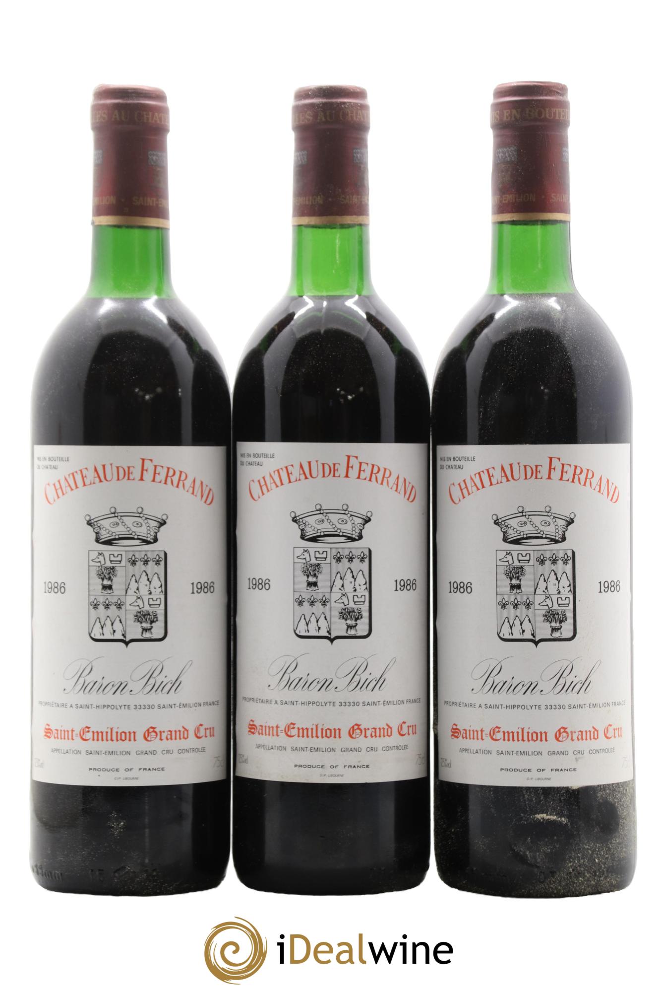 Château Ferrand 1986 - Lot de 12 bouteilles - 4