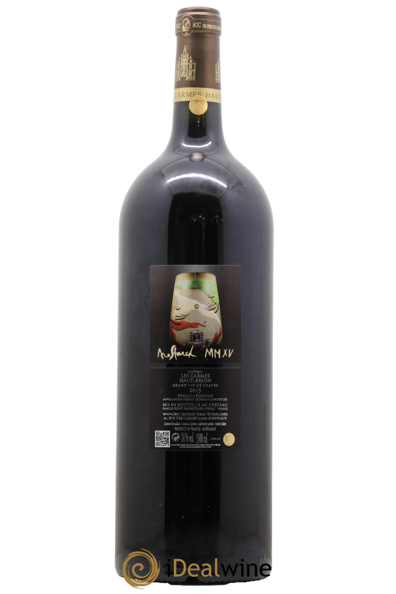Château Les Carmes Haut-Brion 2015 - Lot de 1 magnum - 1