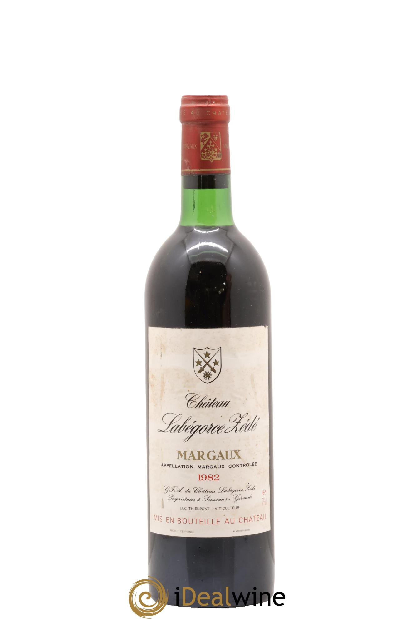 Château Labegorce Zédé Cru Bourgeois 1982 - Posten von 1 Flasche - 0