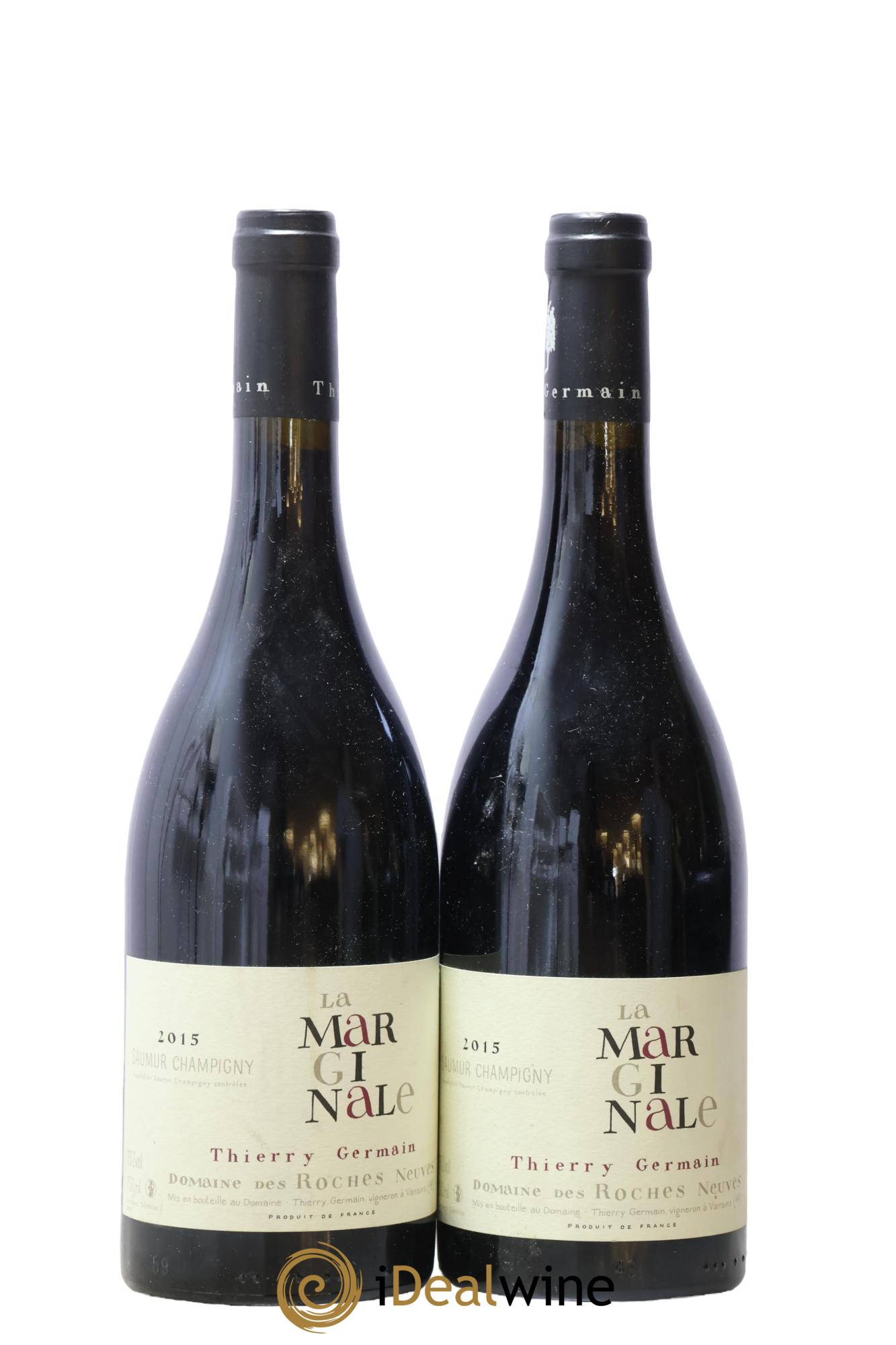 Saumur-Champigny La Marginale Domaine des Roches Neuves - Thierry Germain 2015 - Lot de 2 bouteilles - 0