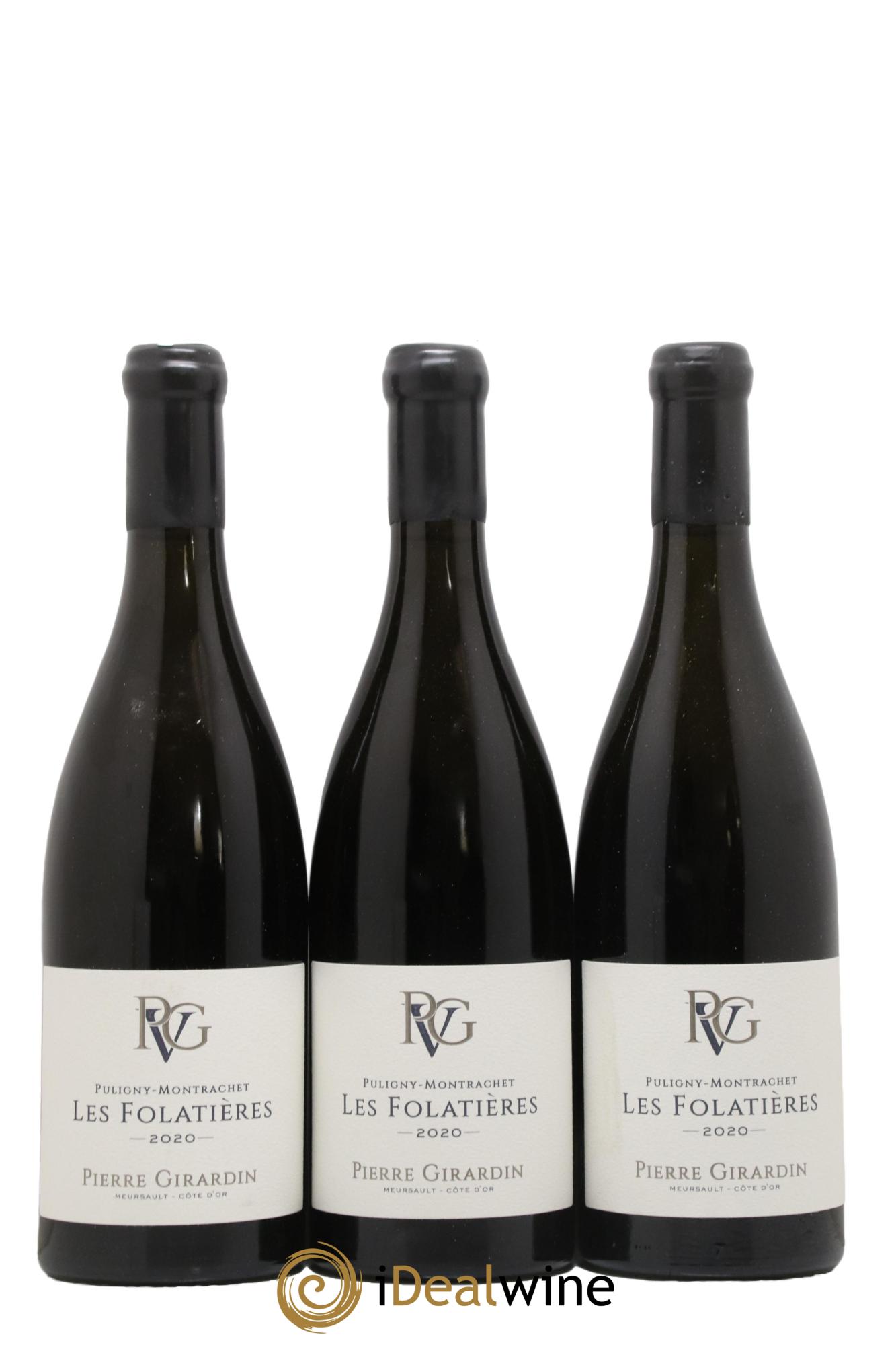 Puligny-Montrachet Les Folatières Pierre Girardin 2020 - Lot de 3 bouteilles - 0