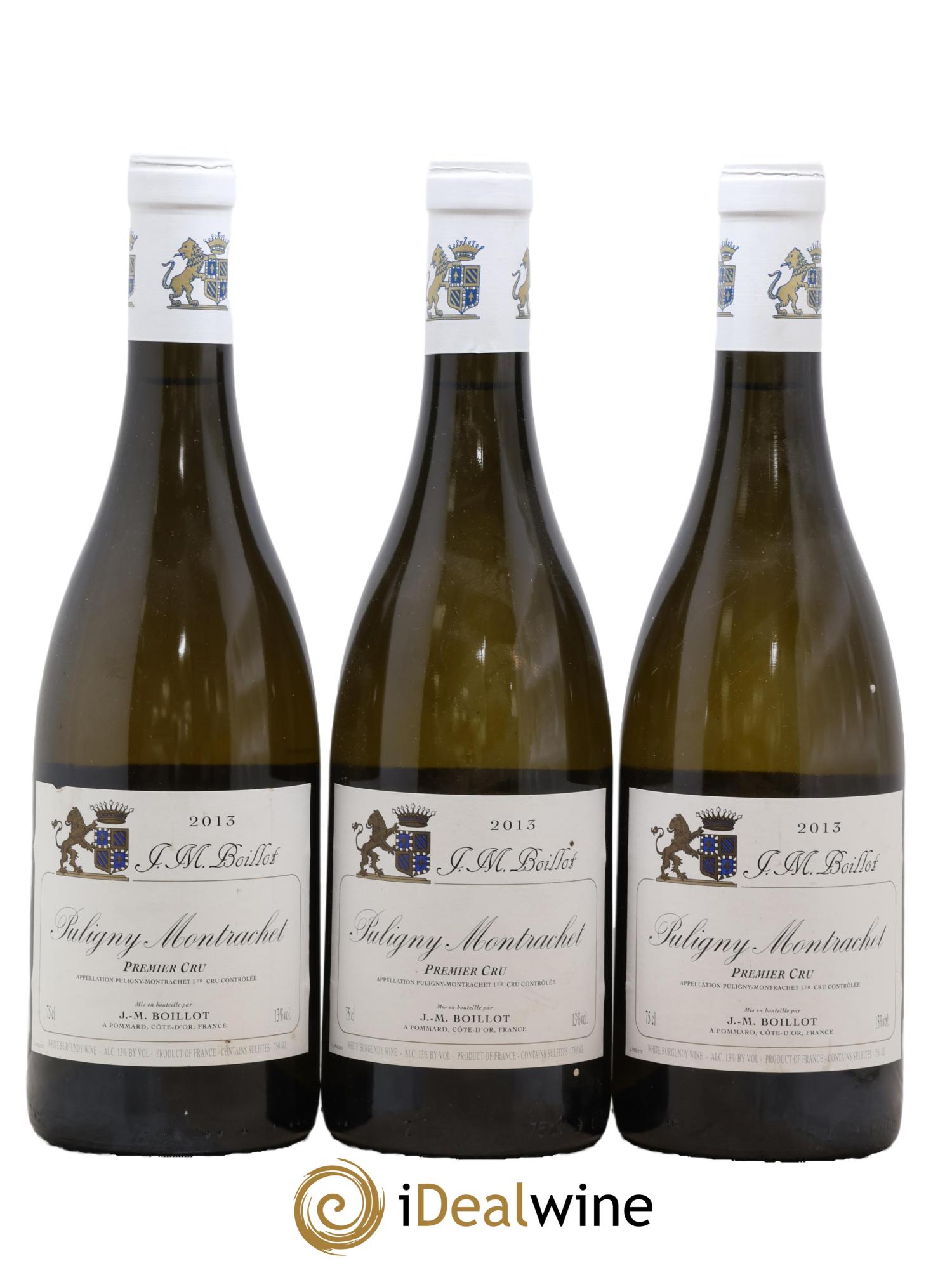 Puligny-Montrachet 1er Cru Jean-Marc Boillot 2013 - Posten von 3 Flaschen - 0