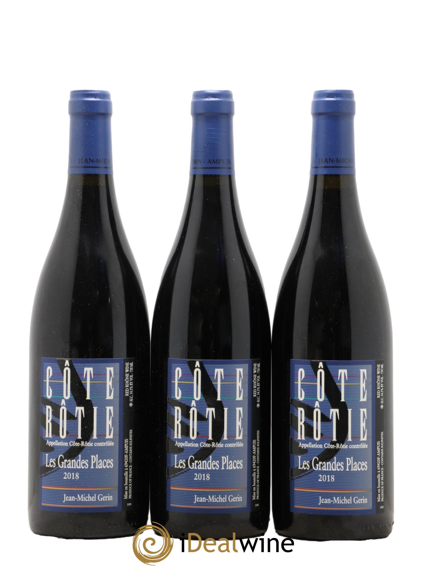 Côte-Rôtie Les Grandes Places Jean-Michel Gerin  2018 - Lotto di 6 bottiglie - 2