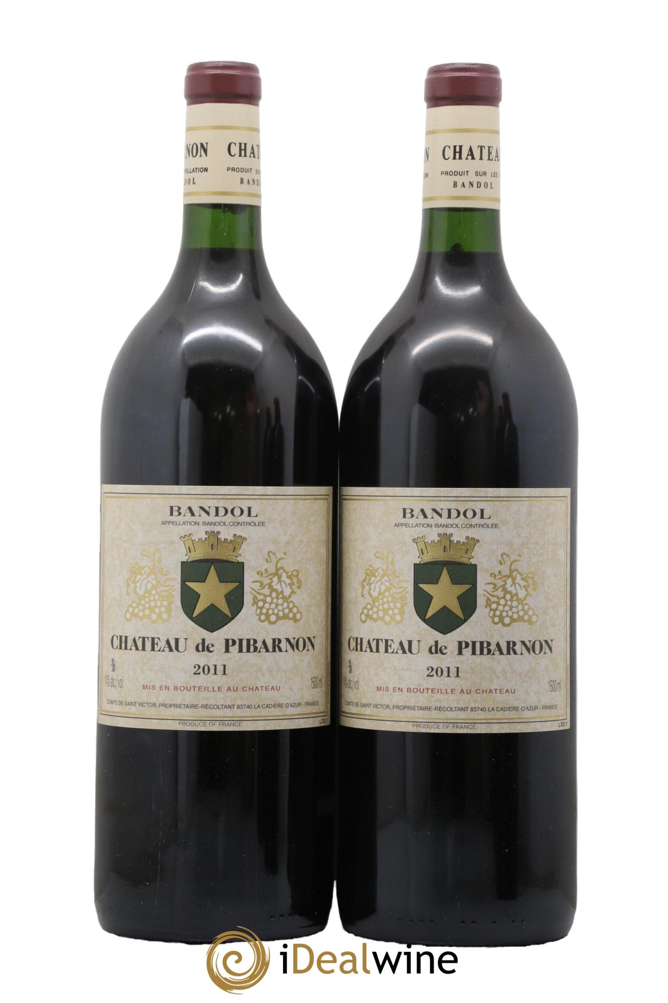 Bandol Château de Pibarnon Comte de Saint-Victor 2011 - Lot de 2 magnums - 0