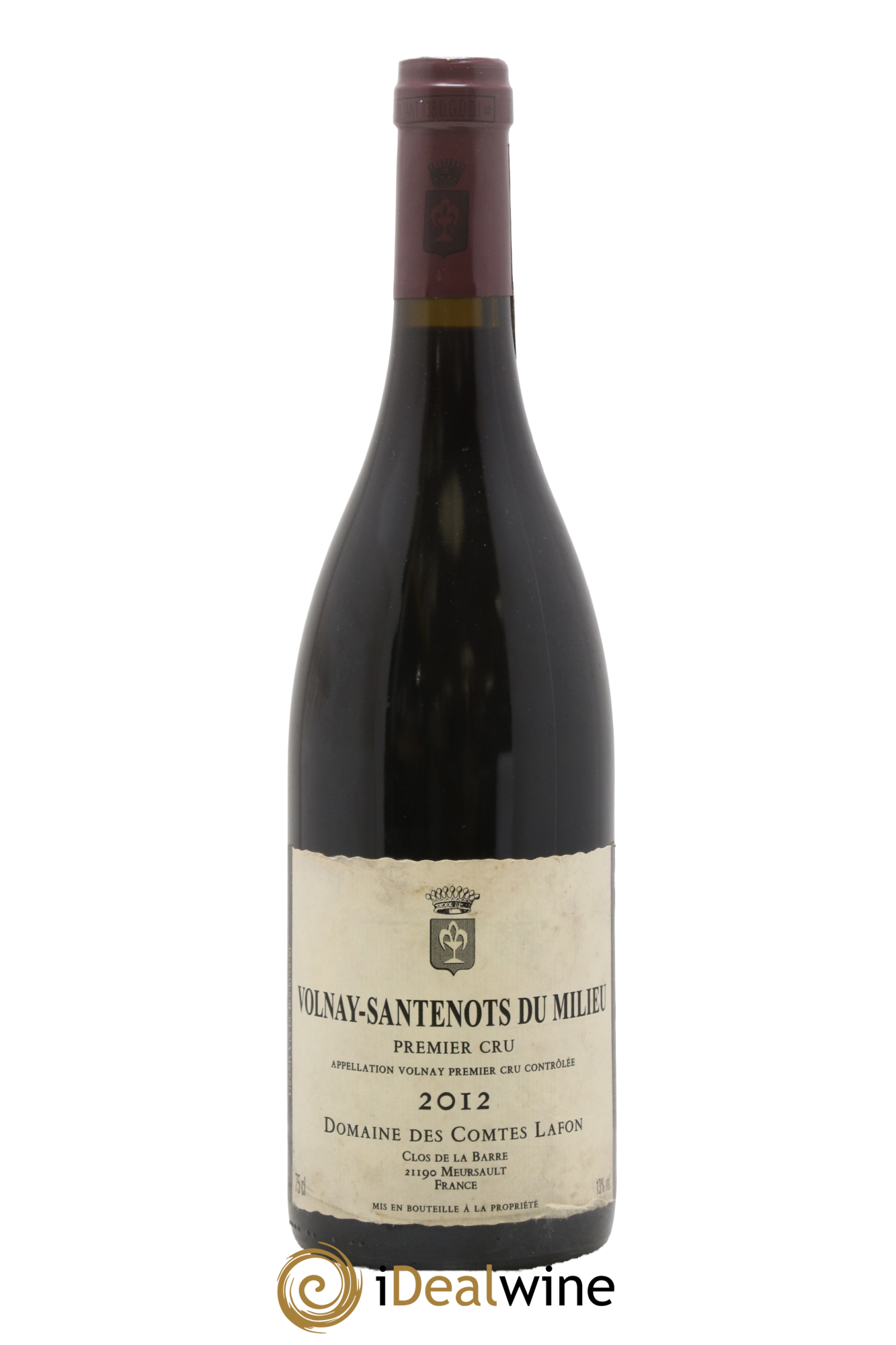 Volnay 1er Cru Santenots du Milieu Comtes Lafon (Domaine des) 2012 - Lot de 1 bouteille - 0