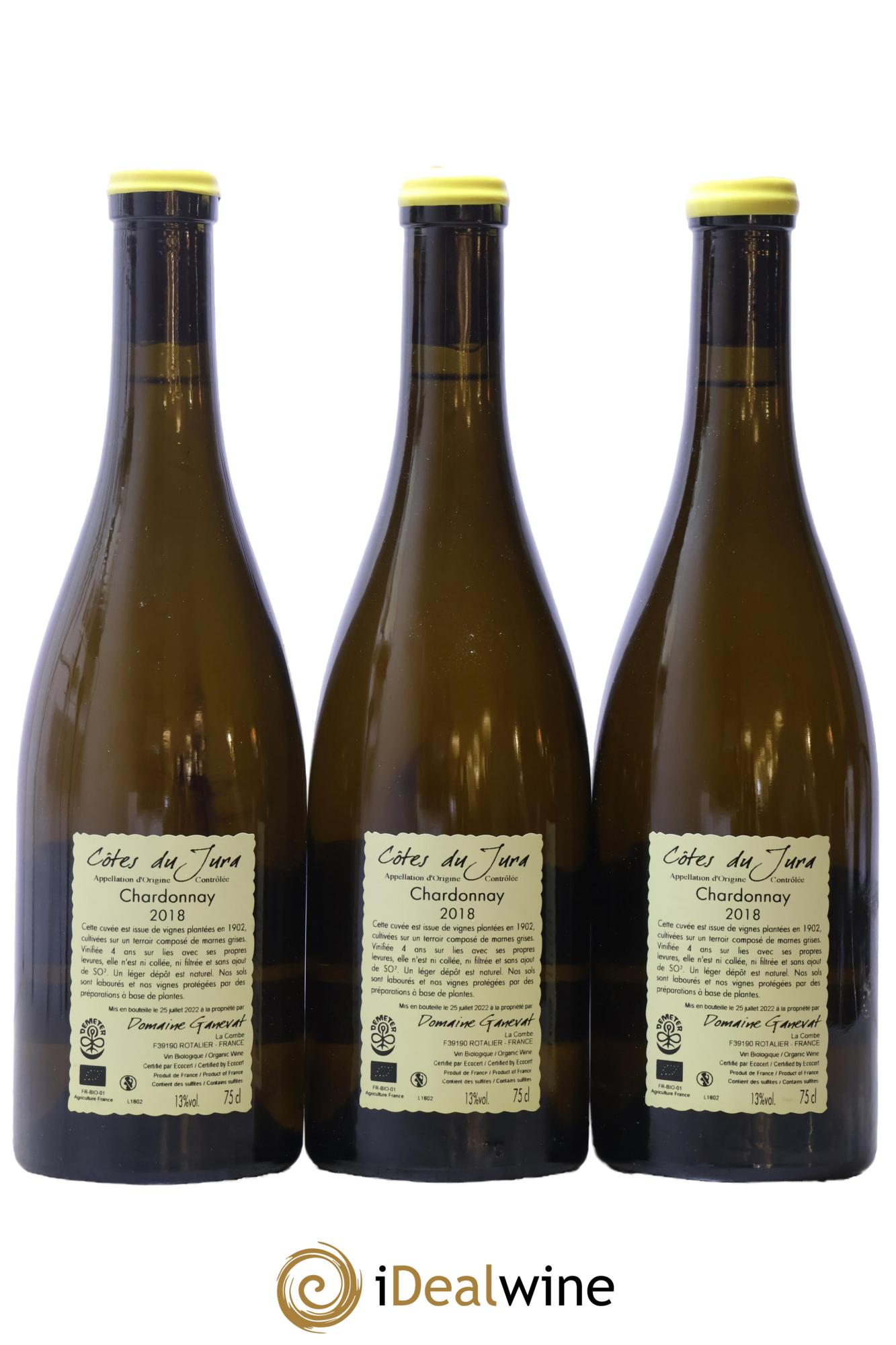 Côtes du Jura Les Chalasses Vieilles Vignes Jean-François Ganevat (Domaine) 2018 - Lot de 3 bouteilles - 1