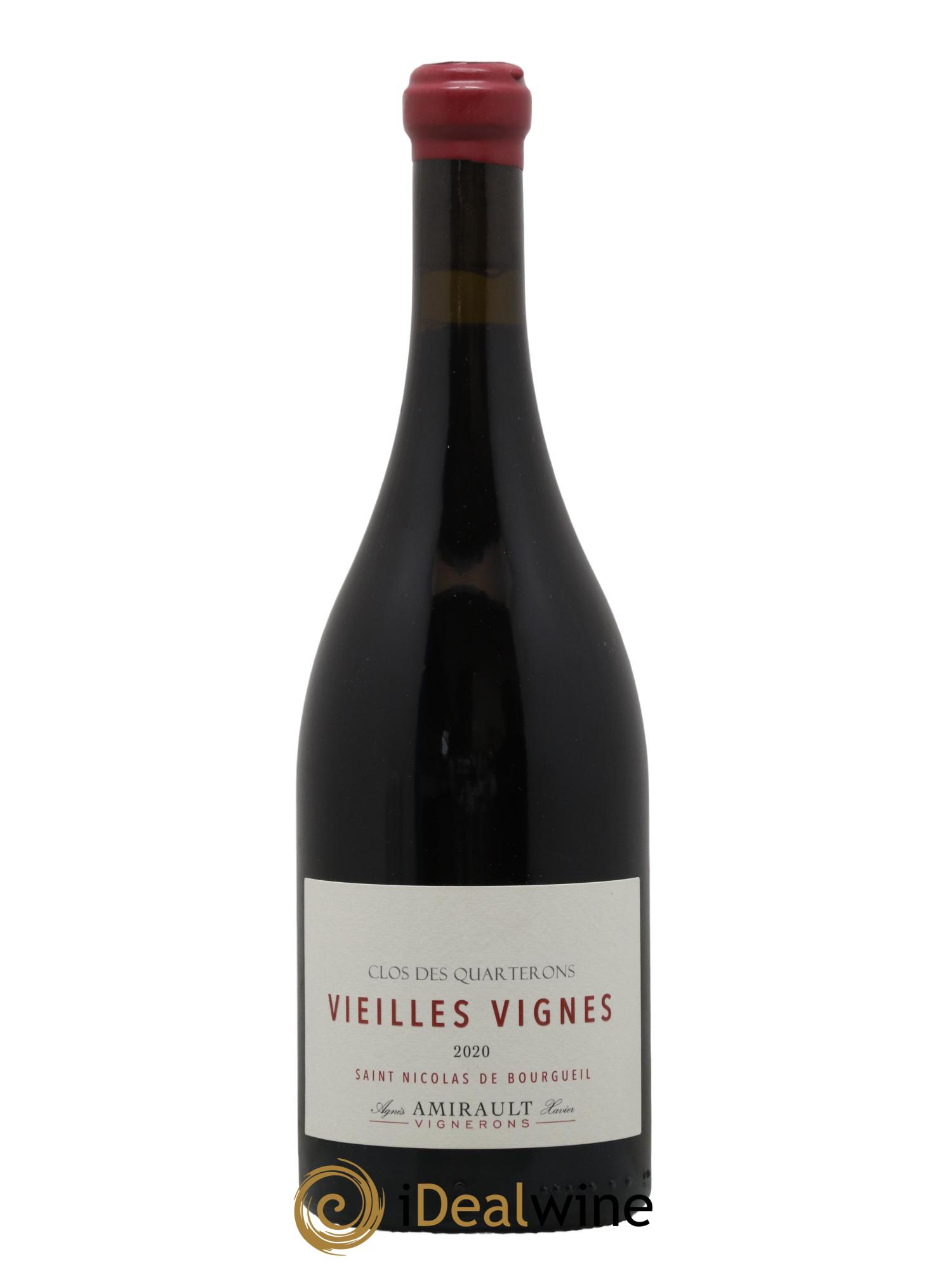 Saint-Nicolas de Bourgueil Vieilles Vignes Clos des Quarterons Xavier Amirault 2020 - Lot de 1 bouteille - 0