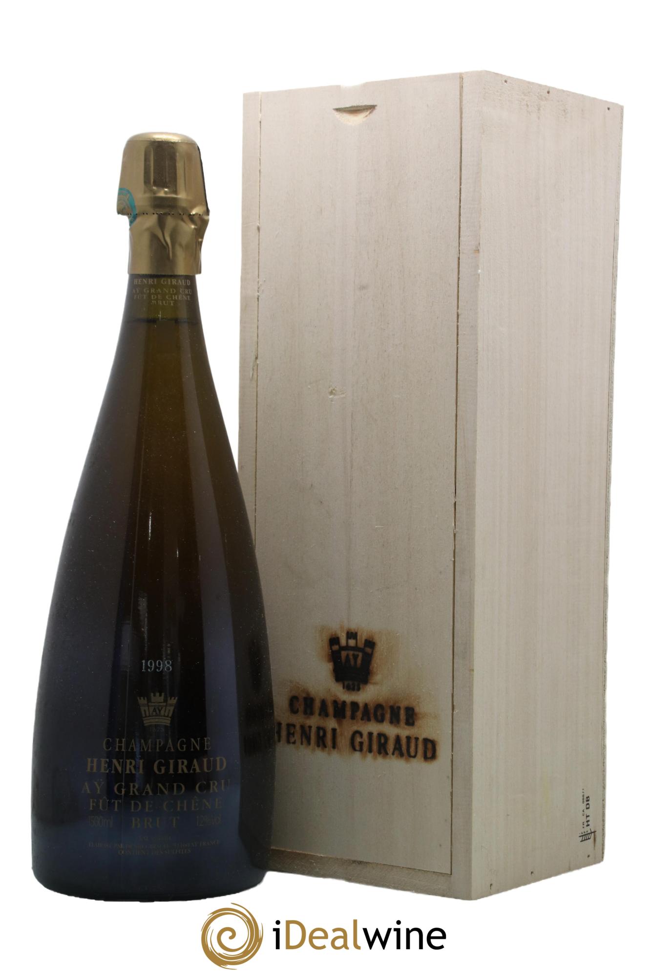 Aÿ Grand Cru Brut Fût de Chêne Henri Giraud 1998 - Lot de 1 magnum - 0