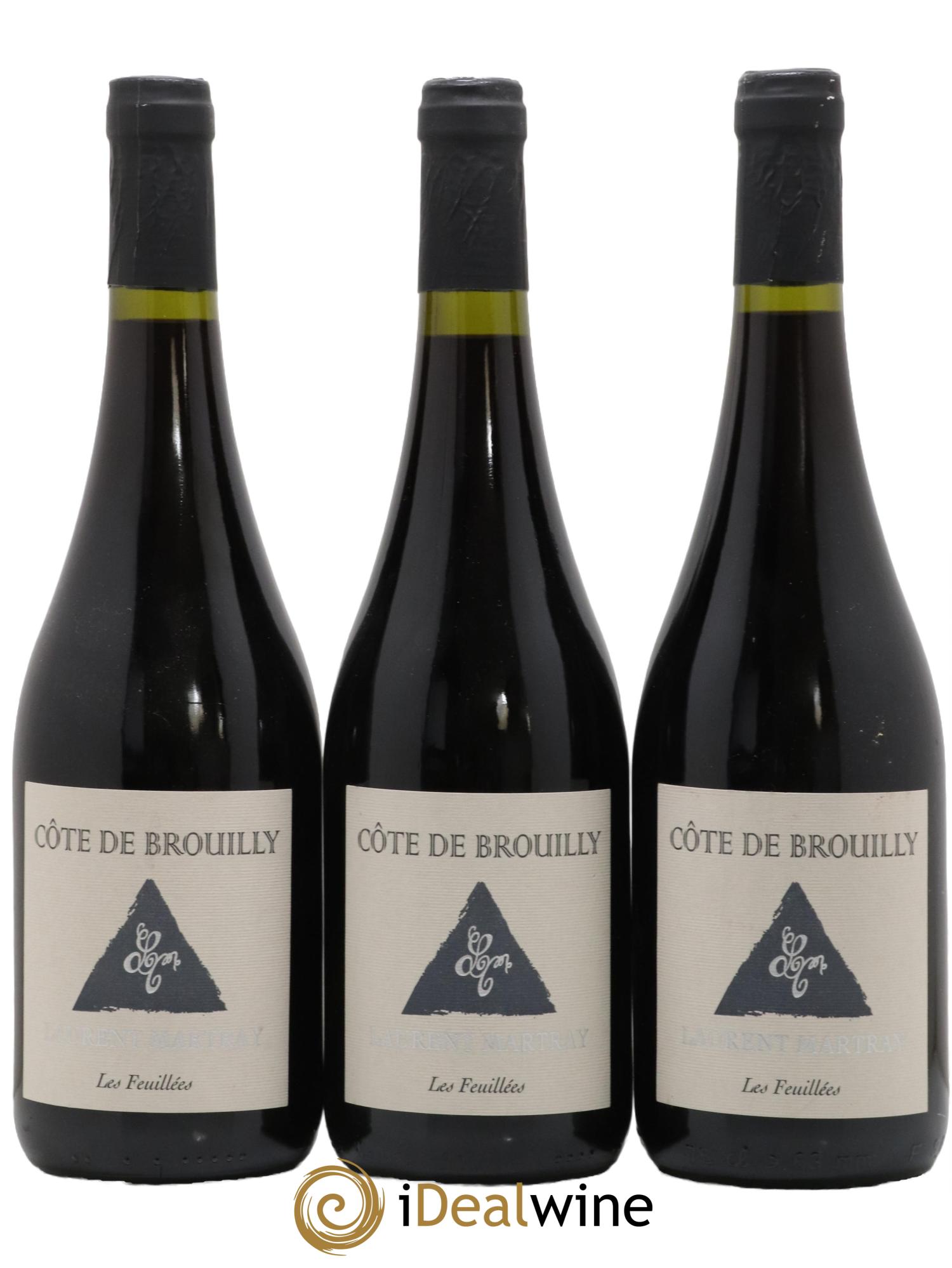 Côte de Brouilly Les feuillees Laurent Martray 2011 - Lot de 3 bouteilles - 0