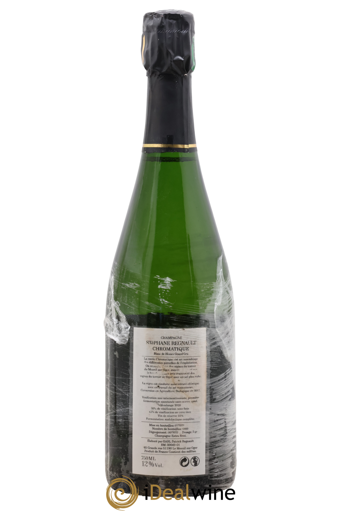 Champagne Blanc de Blancs Chromatique Stéphane Regnault - Lot of 1 bottle - 1
