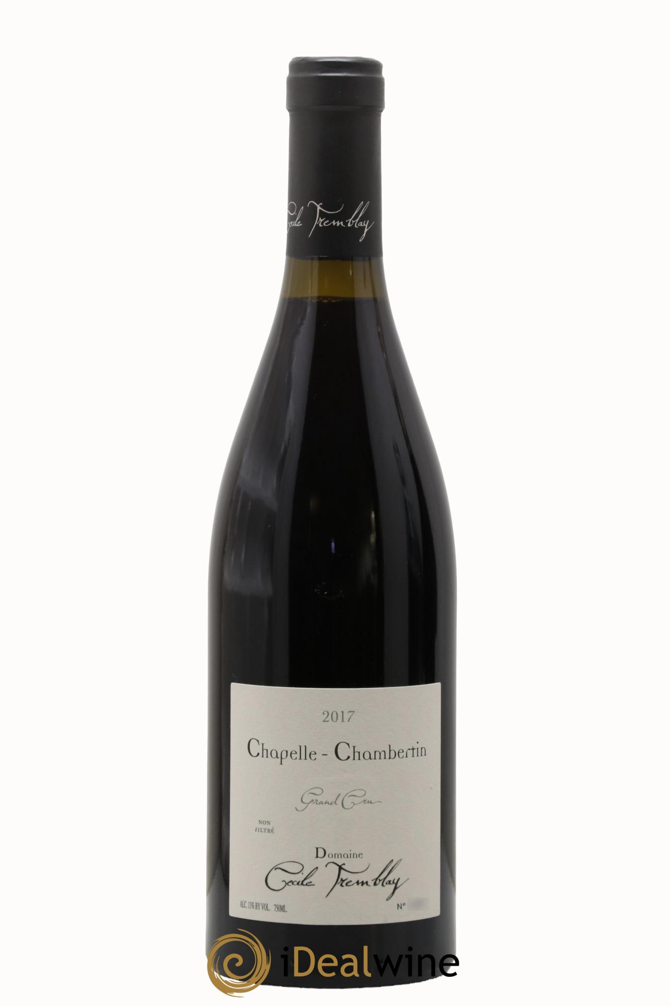 Chapelle-Chambertin Grand Cru Cécile Tremblay 2017 - Lot de 1 bouteille - 0