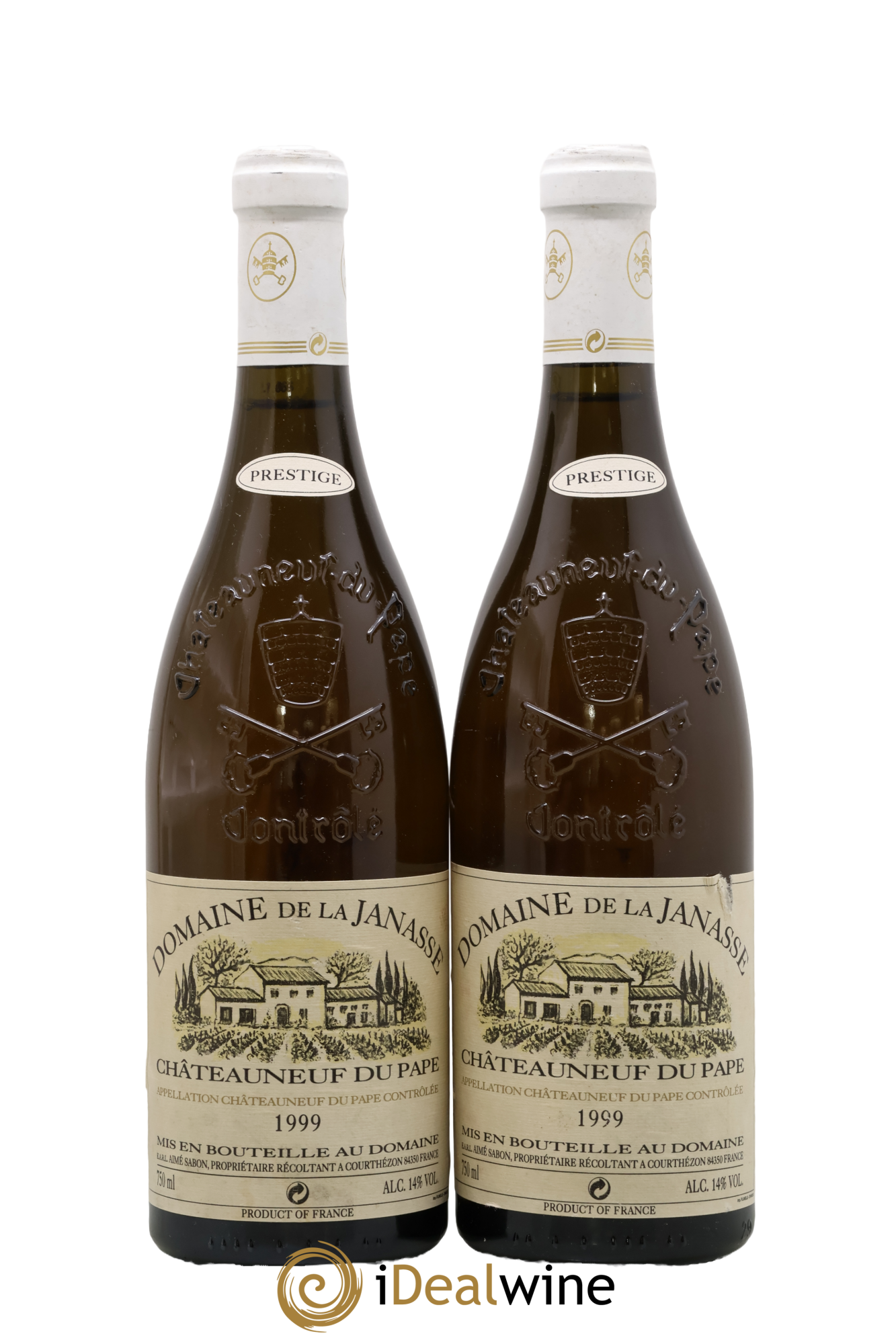 Châteauneuf-du-Pape Prestige La Janasse (Domaine de) 1999 - Lote de 2 botellas - 0
