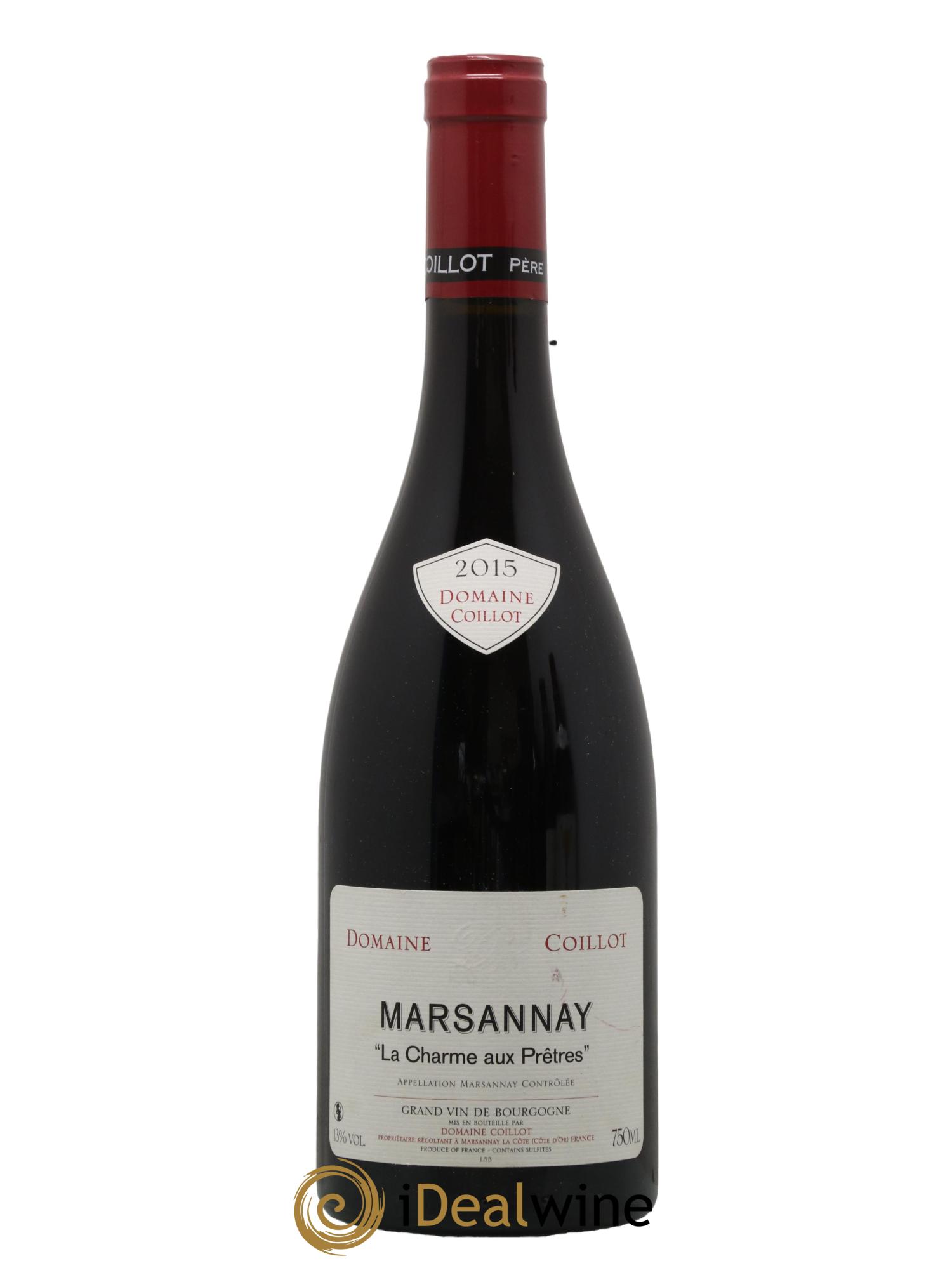 Marsannay La Charme aux Prêtres Domaine Coillot 2015 - Lot de 1 bouteille - 0