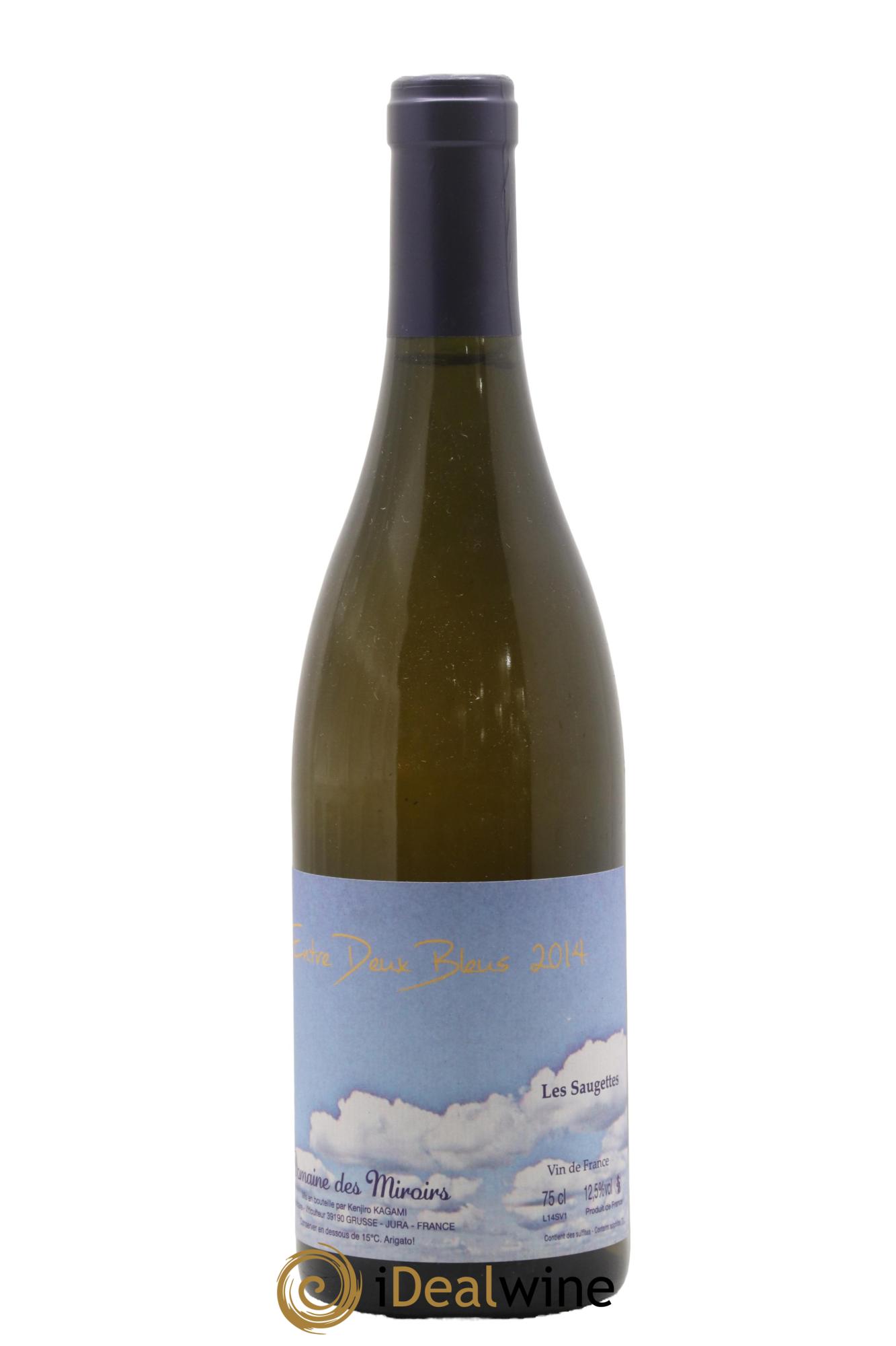 Vin de France Entre Deux Bleus Les saugettes Kenjiro Kagami - Domaine des Miroirs 2014 - Lot de 1 bouteille - 0