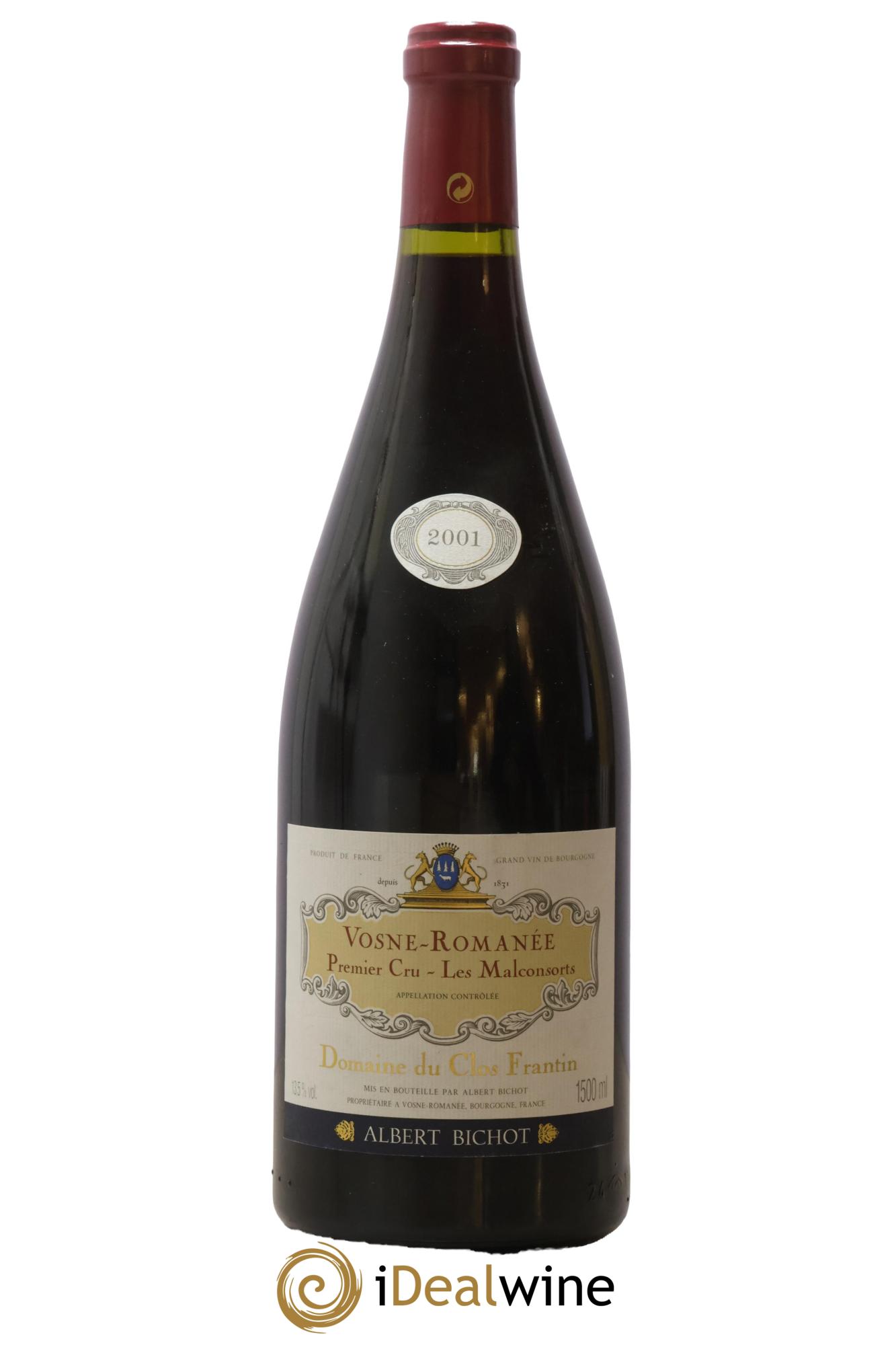 Vosne-Romanée 1er Cru Les Malconsorts Clos Frantin - Albert Bichot 2001 - Lot de 1 magnum - 0