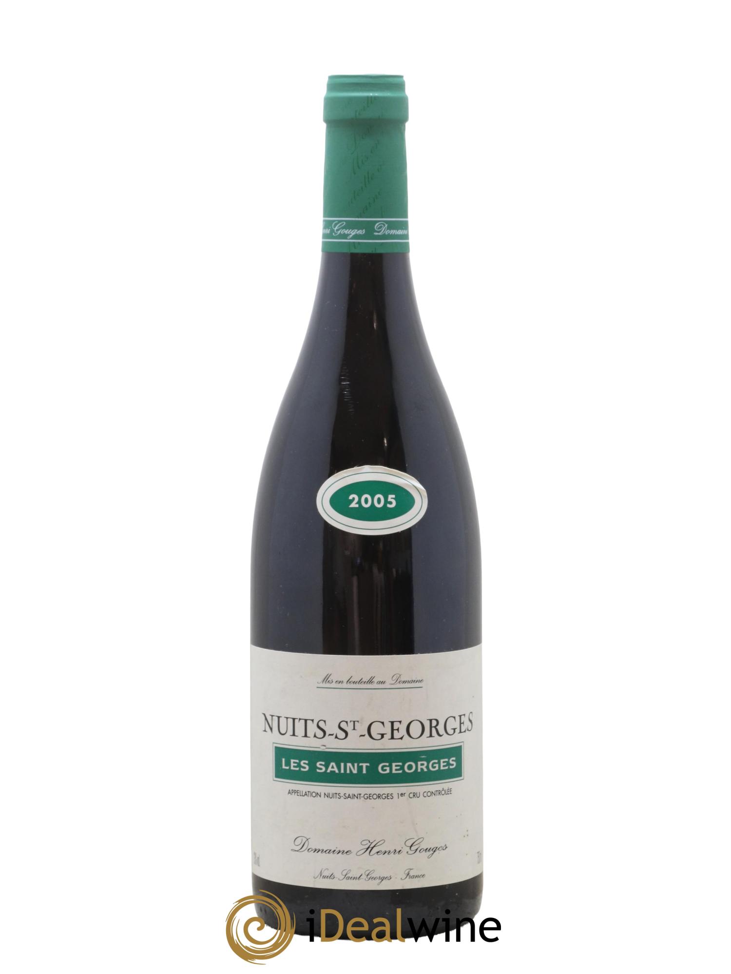 Nuits-Saint-Georges 1er Cru Les Saints Georges Henri Gouges 2005 - Posten von 1 Flasche - 0