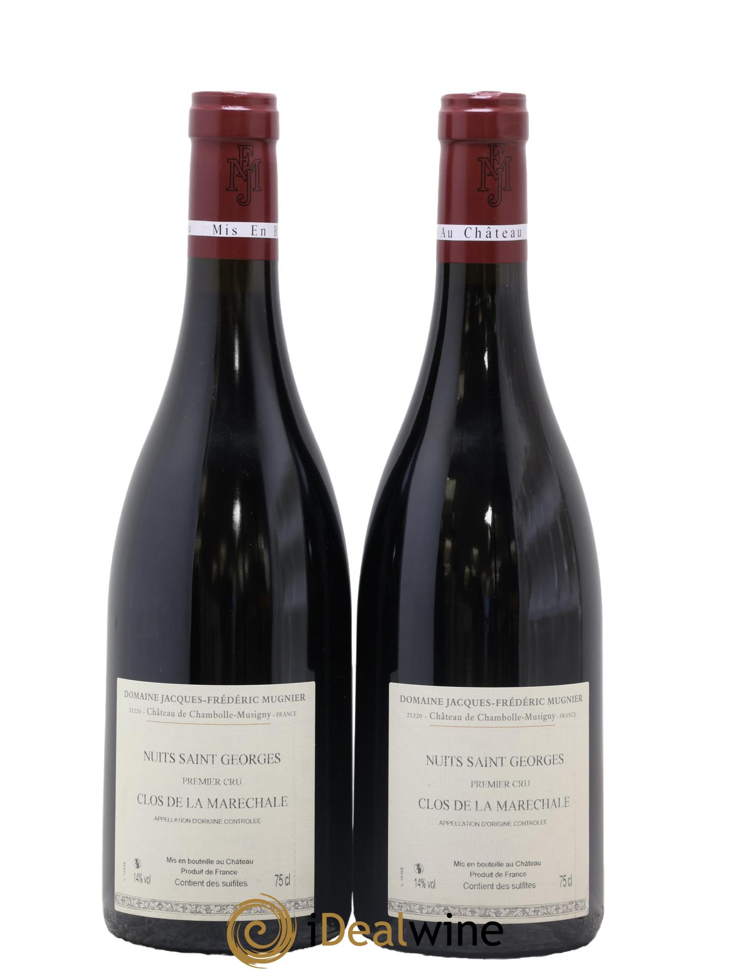 Nuits-Saint-Georges 1er Cru Clos de La Maréchale Jacques-Frédéric Mugnier 2022 - Posten von 2 Flaschen - 1