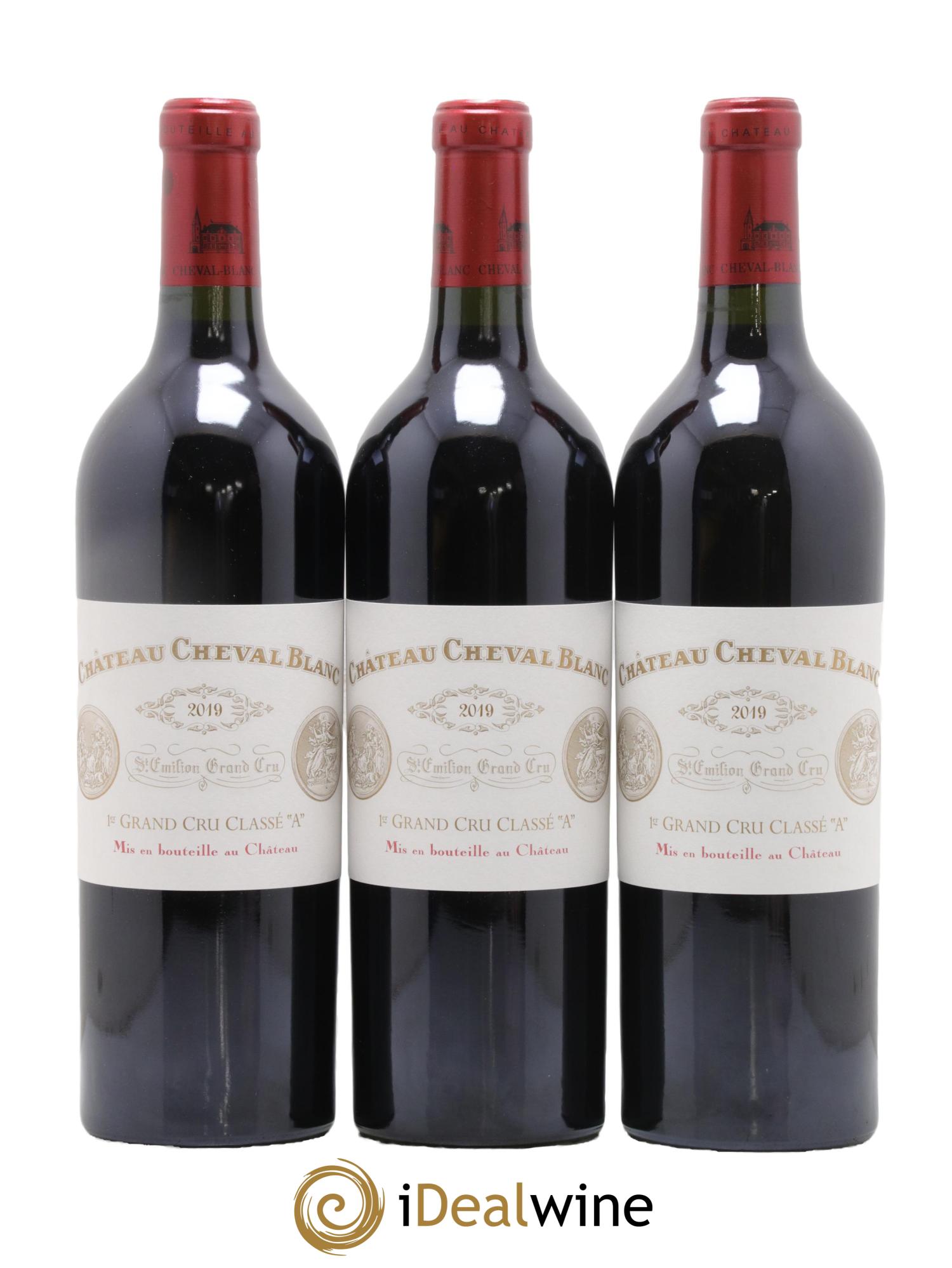 Château Cheval Blanc 1er Grand Cru Classé A  2019 - Lot de 6 bouteilles - 1