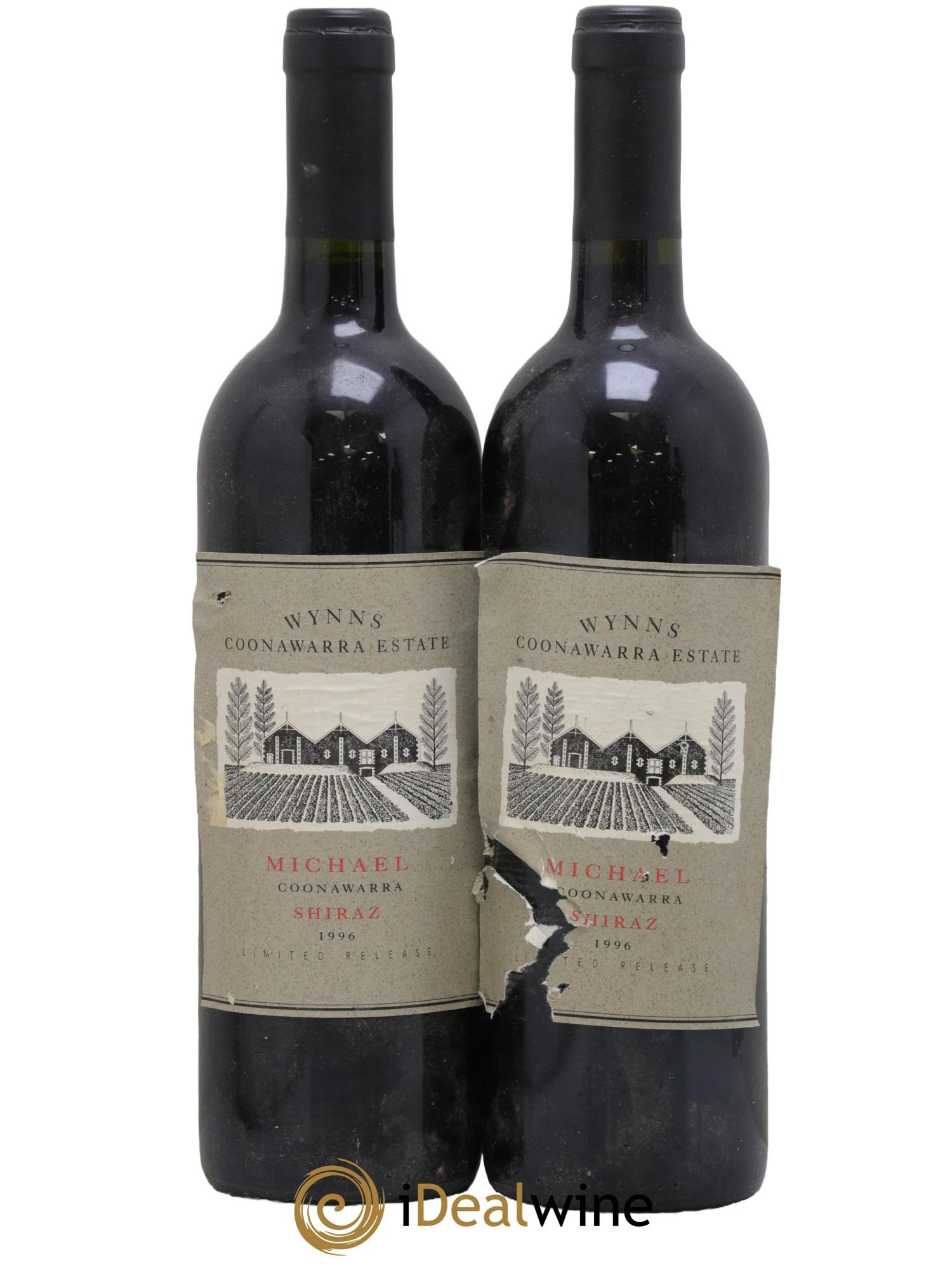 Australie Wynn's Michael Shiraz 1996 - Lot of 2 bottles - 0