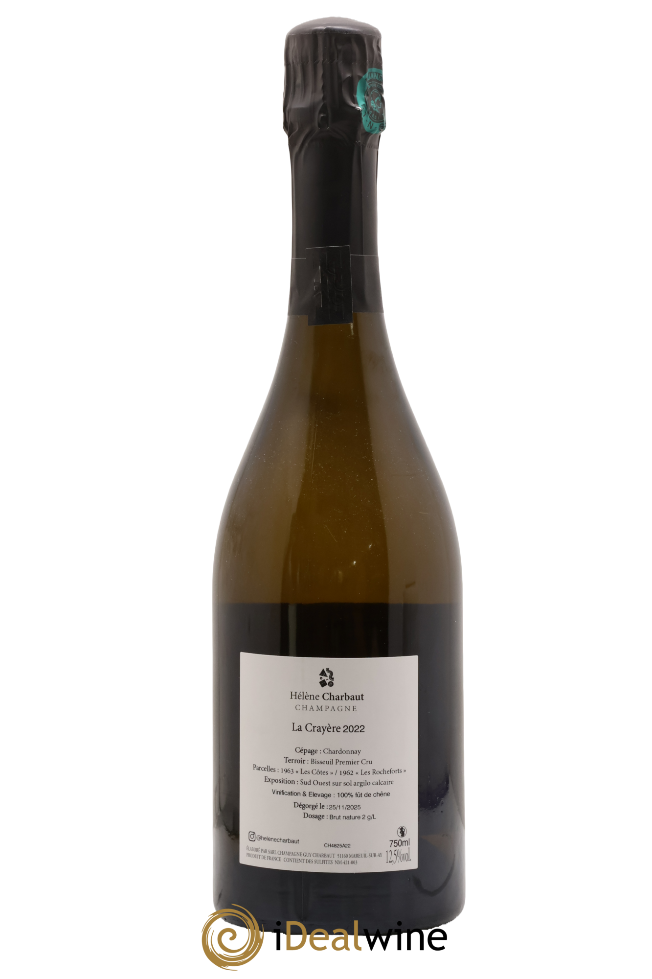 La Crayère Premier Cru Extra Brut Hélène Charbaut 2022 - Posten von 1 Flasche - 1