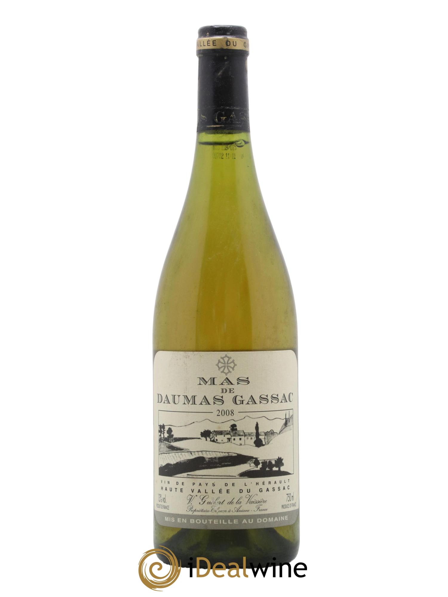 Saint-Guilhem-le-Désert - Cité d'Aniane Mas Daumas Gassac Famille Guibert de La Vaissière 2008 - Posten von 1 Flasche - 0