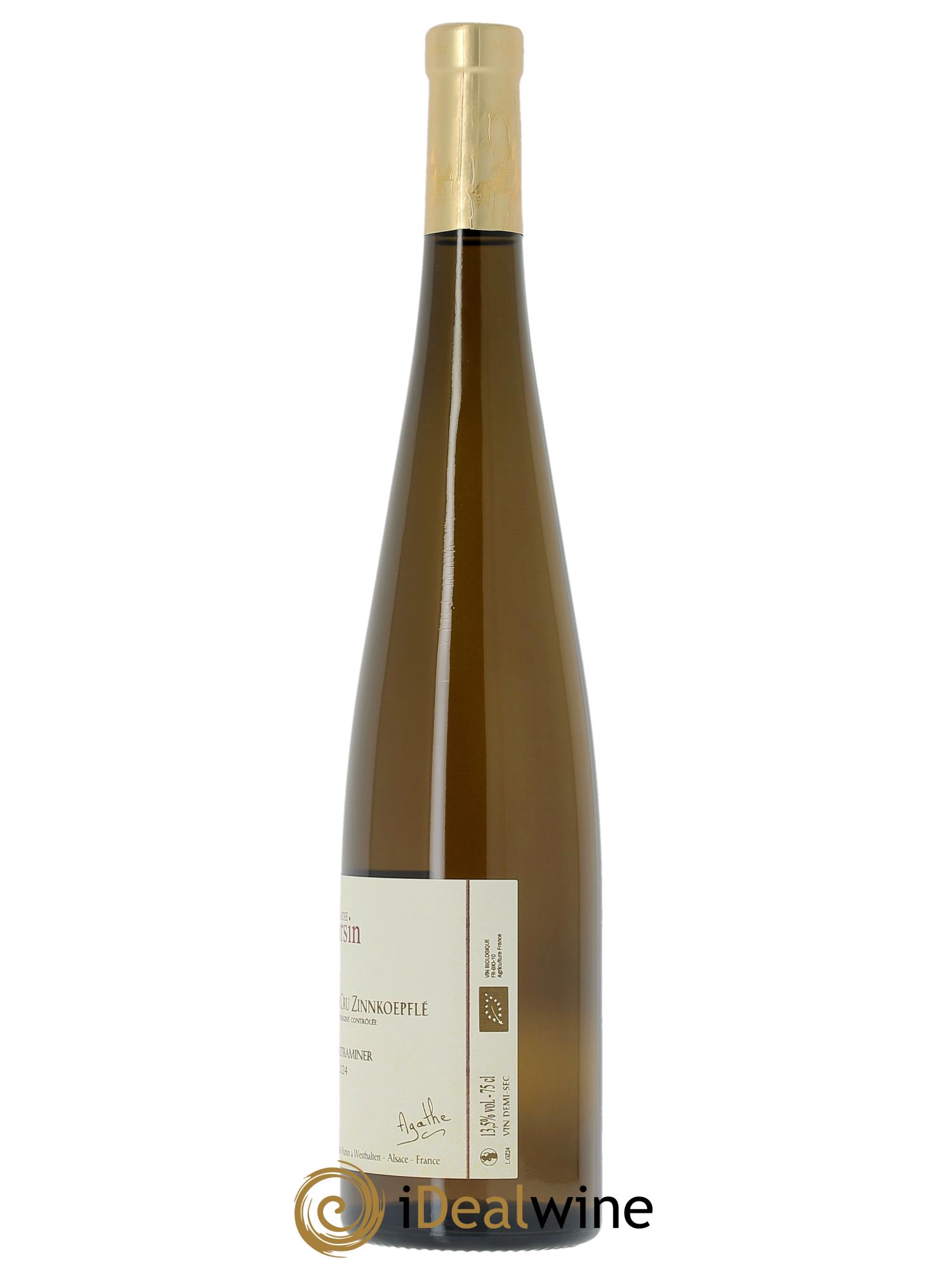 Alsace Gewurztraminer Grand Cru Zinnkoepflé Agathe Bursin  2024 - Lotto di 1 bottiglia - 1