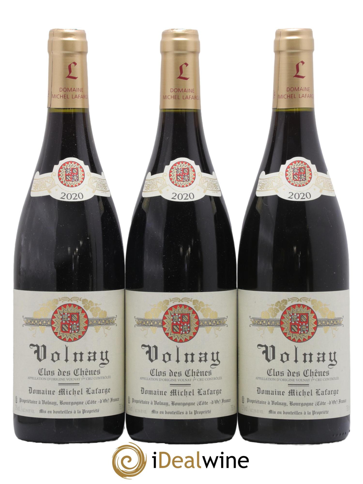 Volnay 1er Cru Clos des Chênes Lafarge (Domaine) 2020 - Lot of 3 bottles - 0