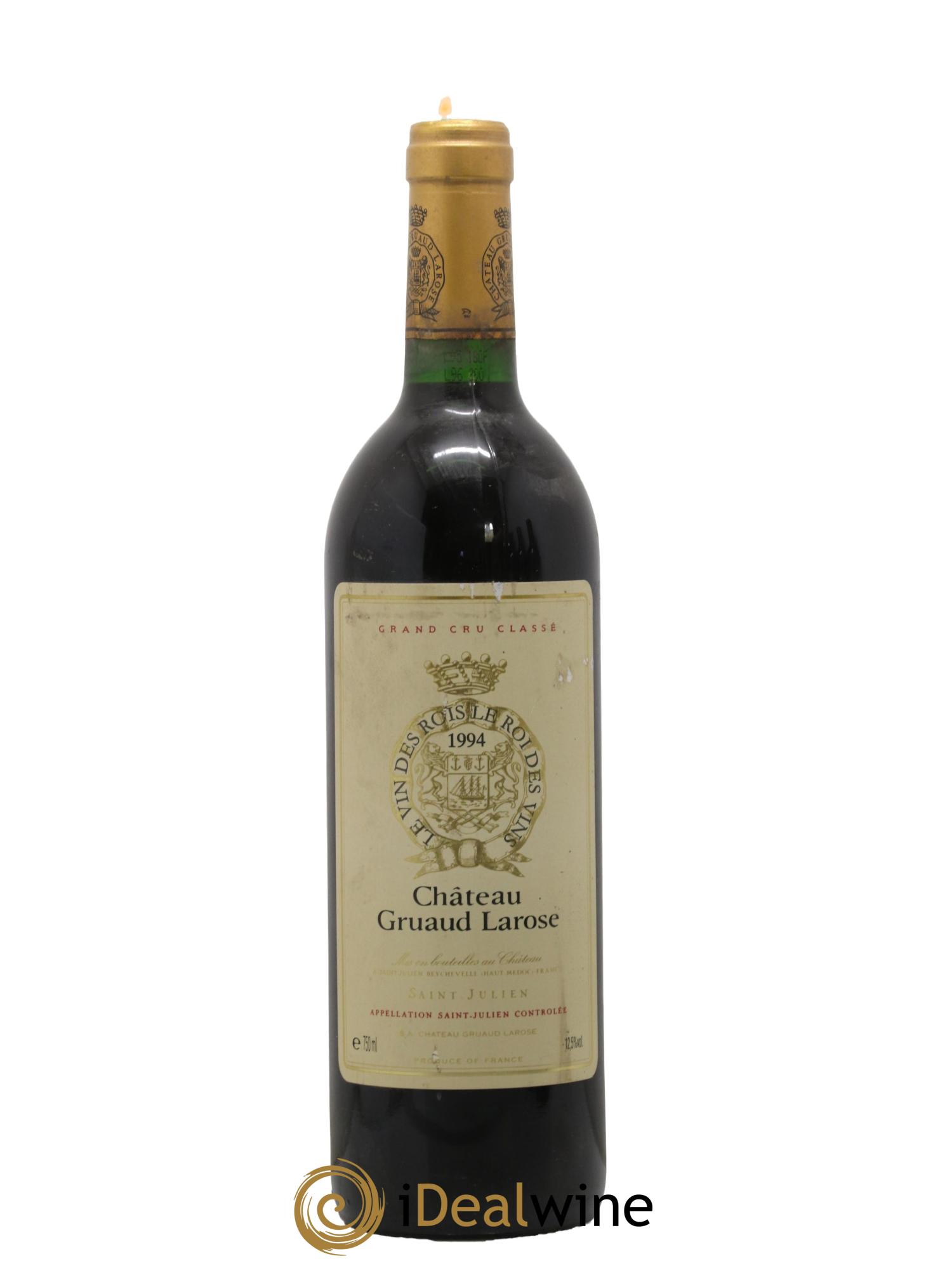 Château Gruaud Larose 2ème Grand Cru Classé 1994 - Lot de 1 bouteille - 0
