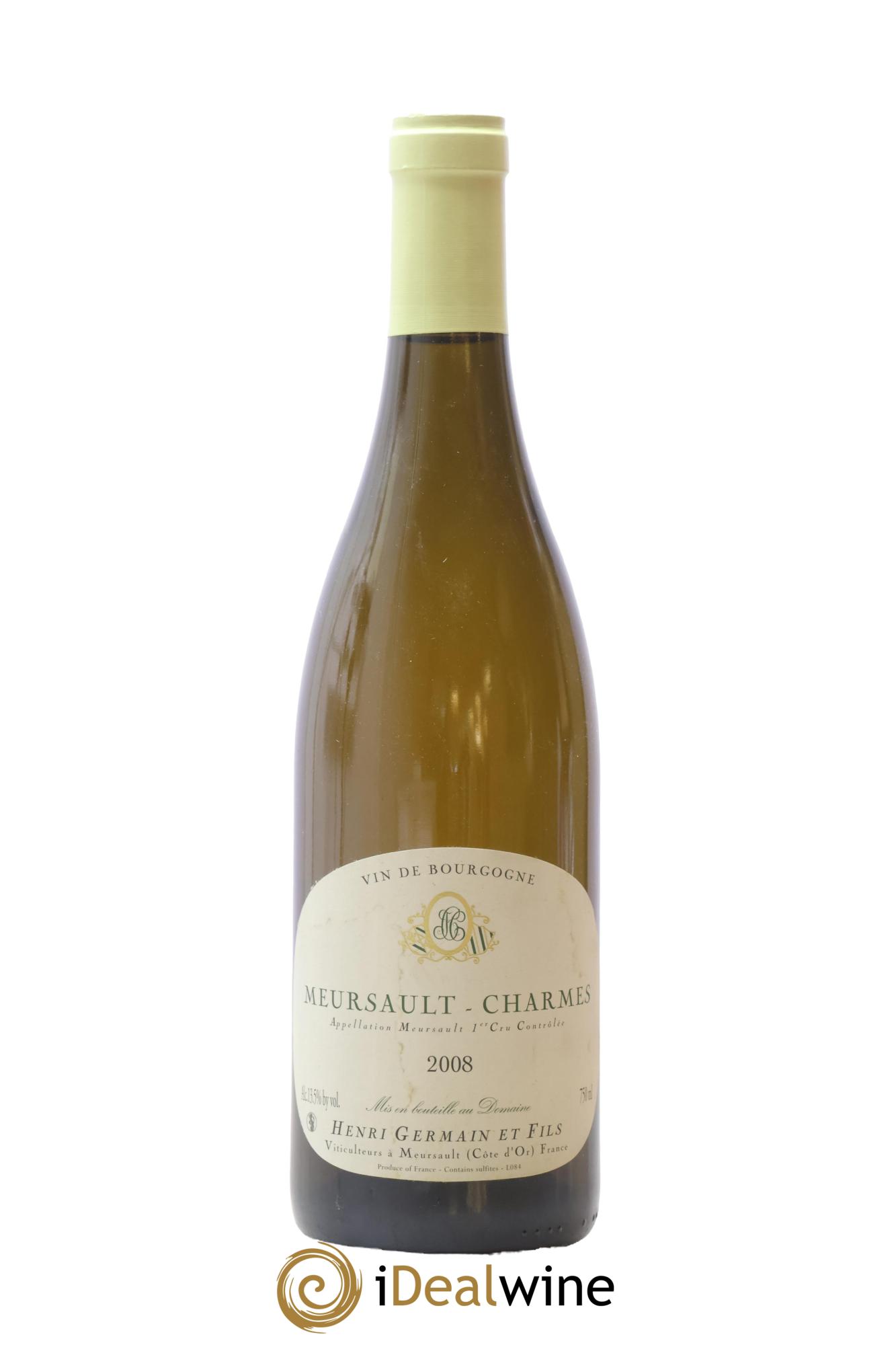 Meursault 1er Cru Charmes Henri Germain 2008 - Posten von 1 Flasche - 0