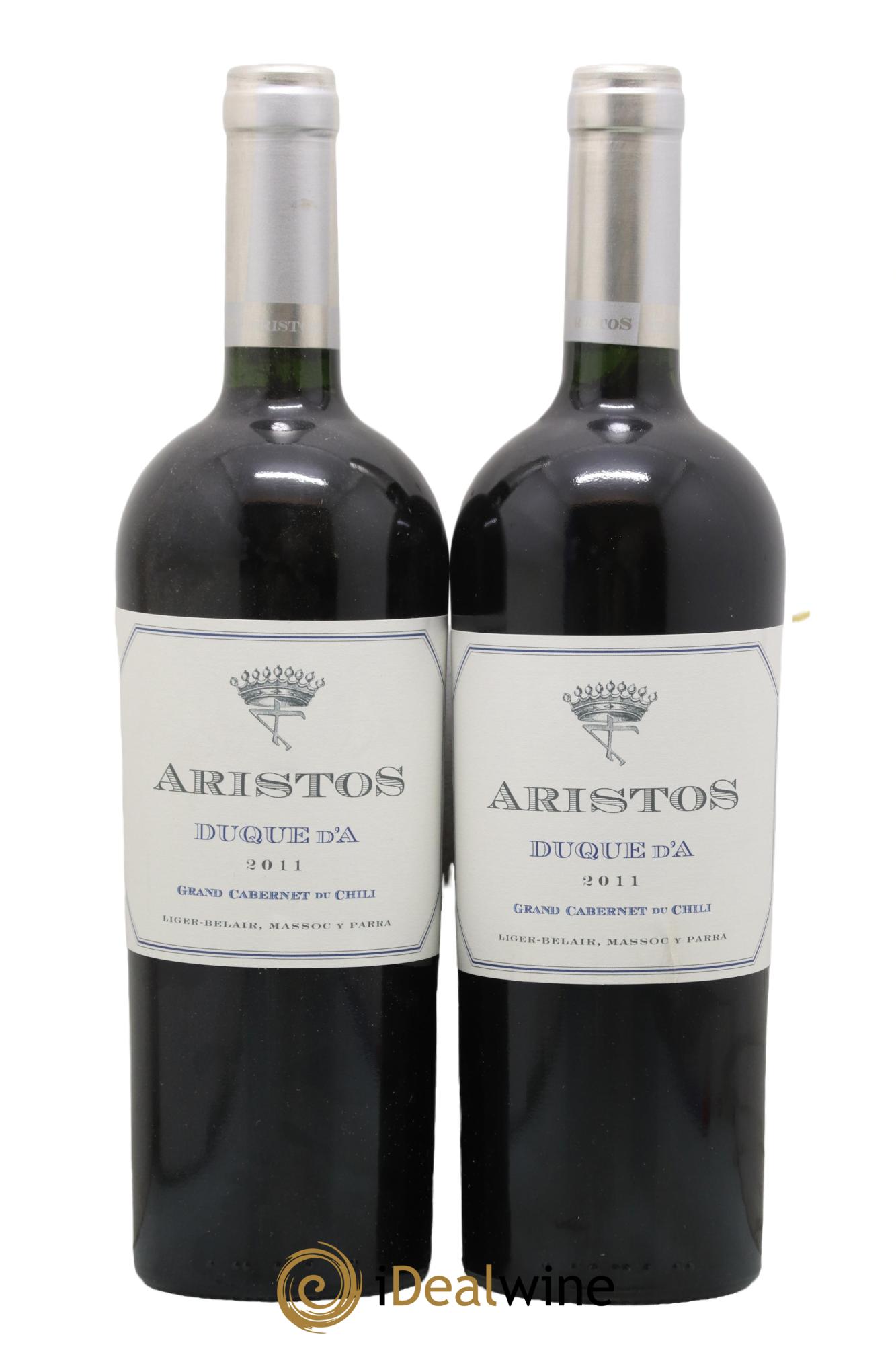 Chili Duque D'A Grand Cabernet Aristos 2011 - Lot de 2 bouteilles - 0