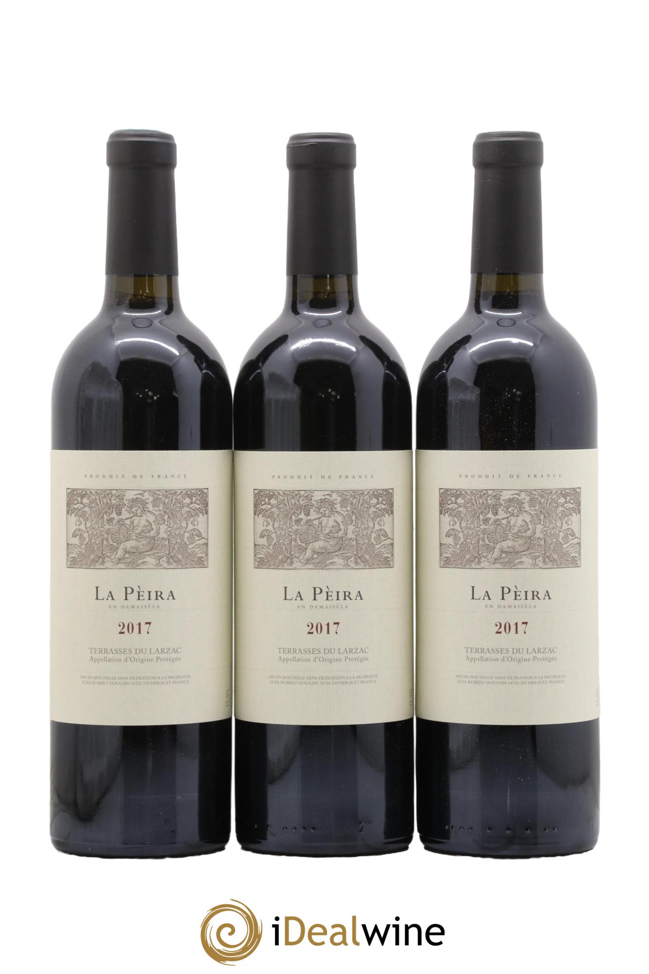 Terrasses du Larzac Domaine de La Pèira en Damaisèla La Pèira Karine Ahton et Robert Dougan 2017 - Lot de 6 bouteilles - 1