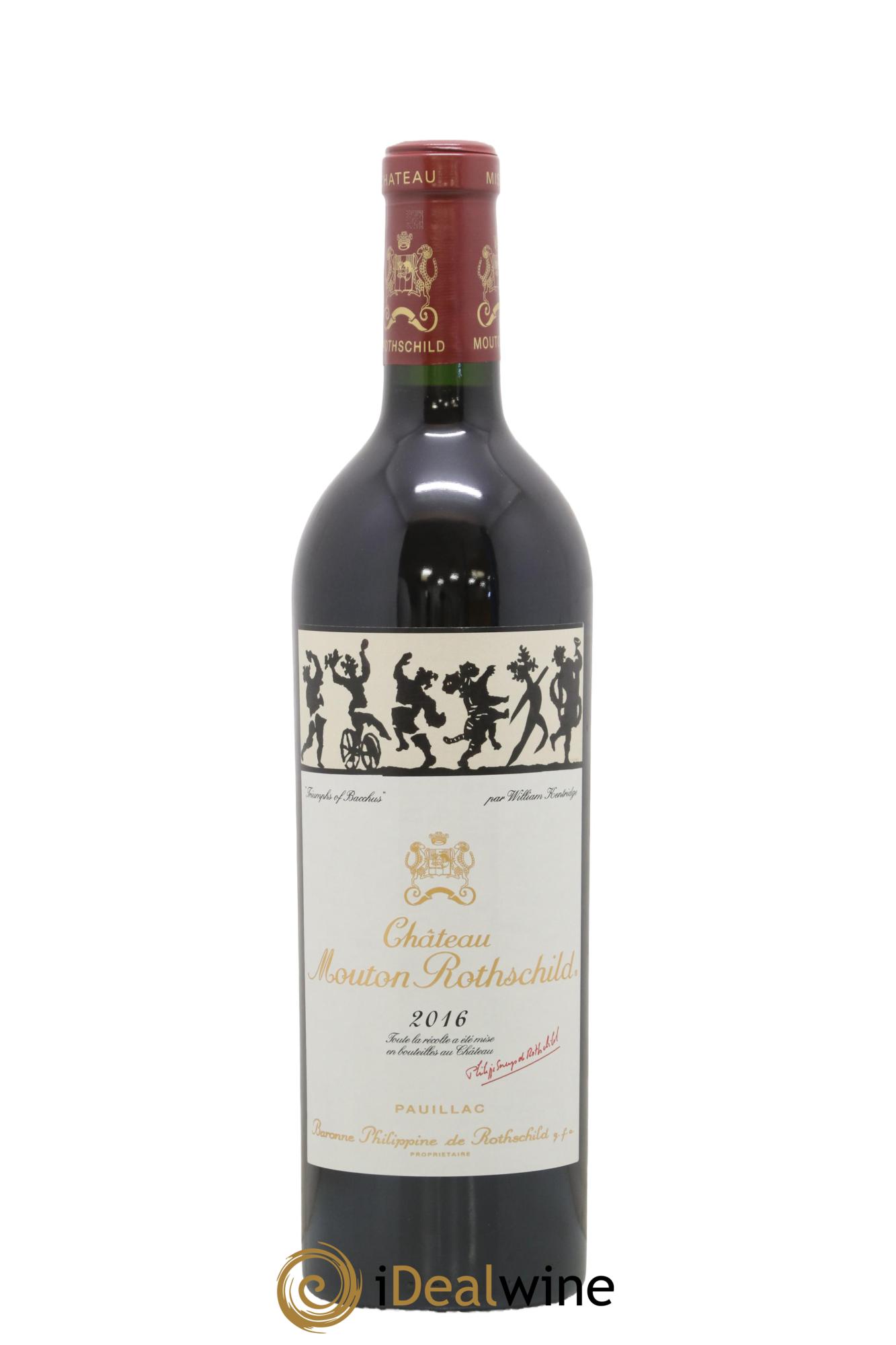 Château Mouton Rothschild 1er Grand Cru Classé 2016 - Lot of 1 bottle - 1