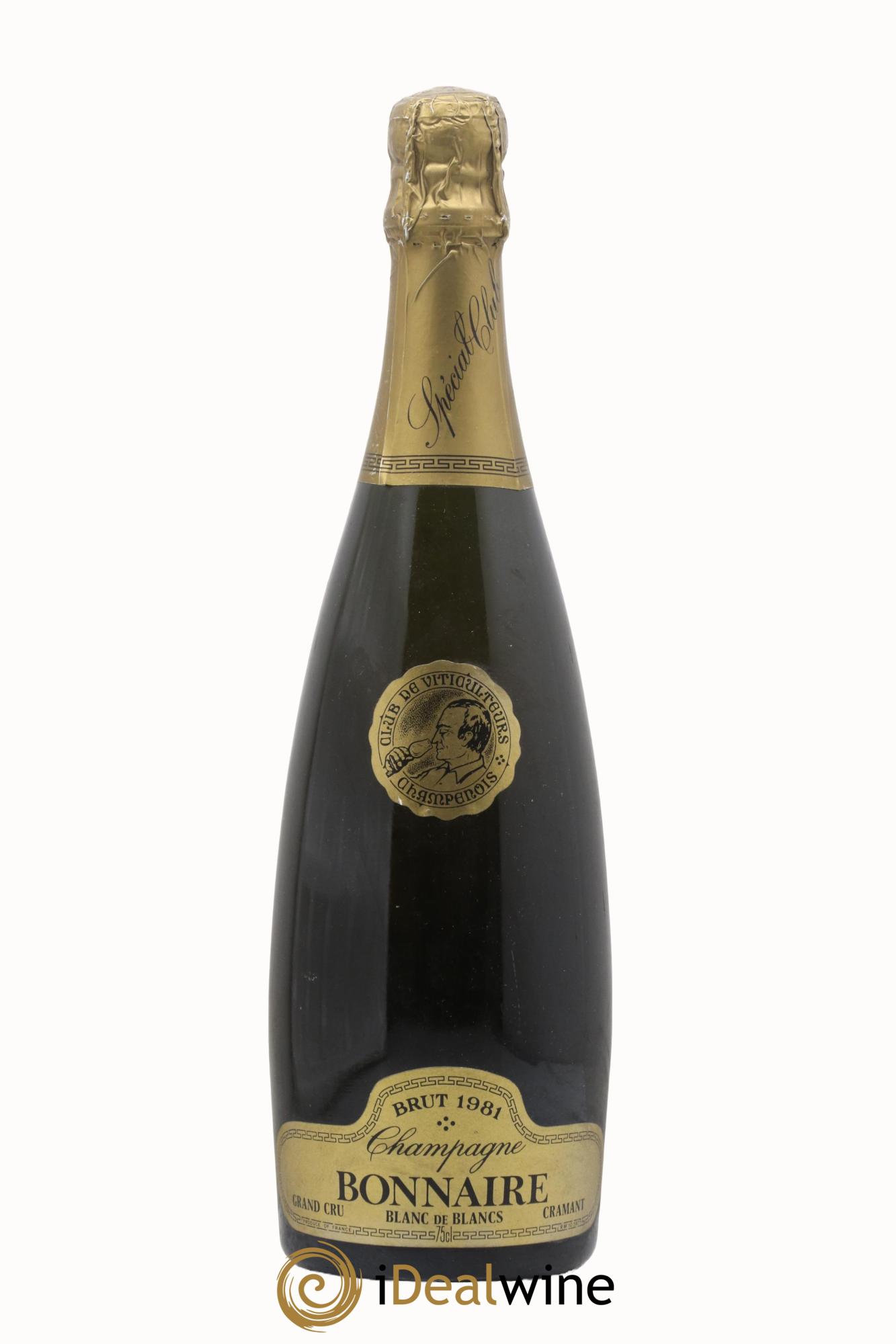 Champagne Cramant Vintage Bonnaire 1981 - Lotto di 1 bottiglia - 0